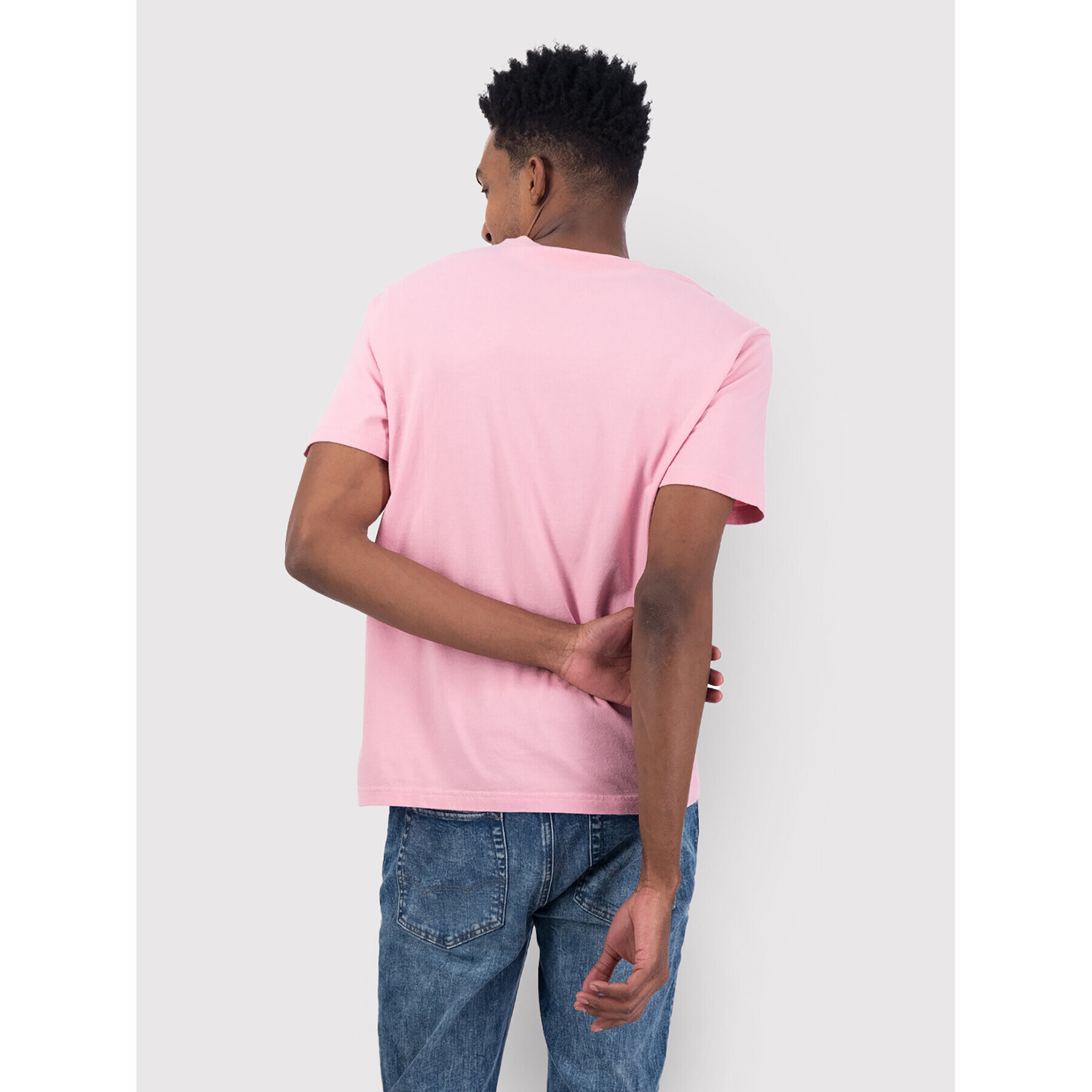 American Eagle Тишърт 017-1177-1541 Розов Standard Fit - Pepit.bg