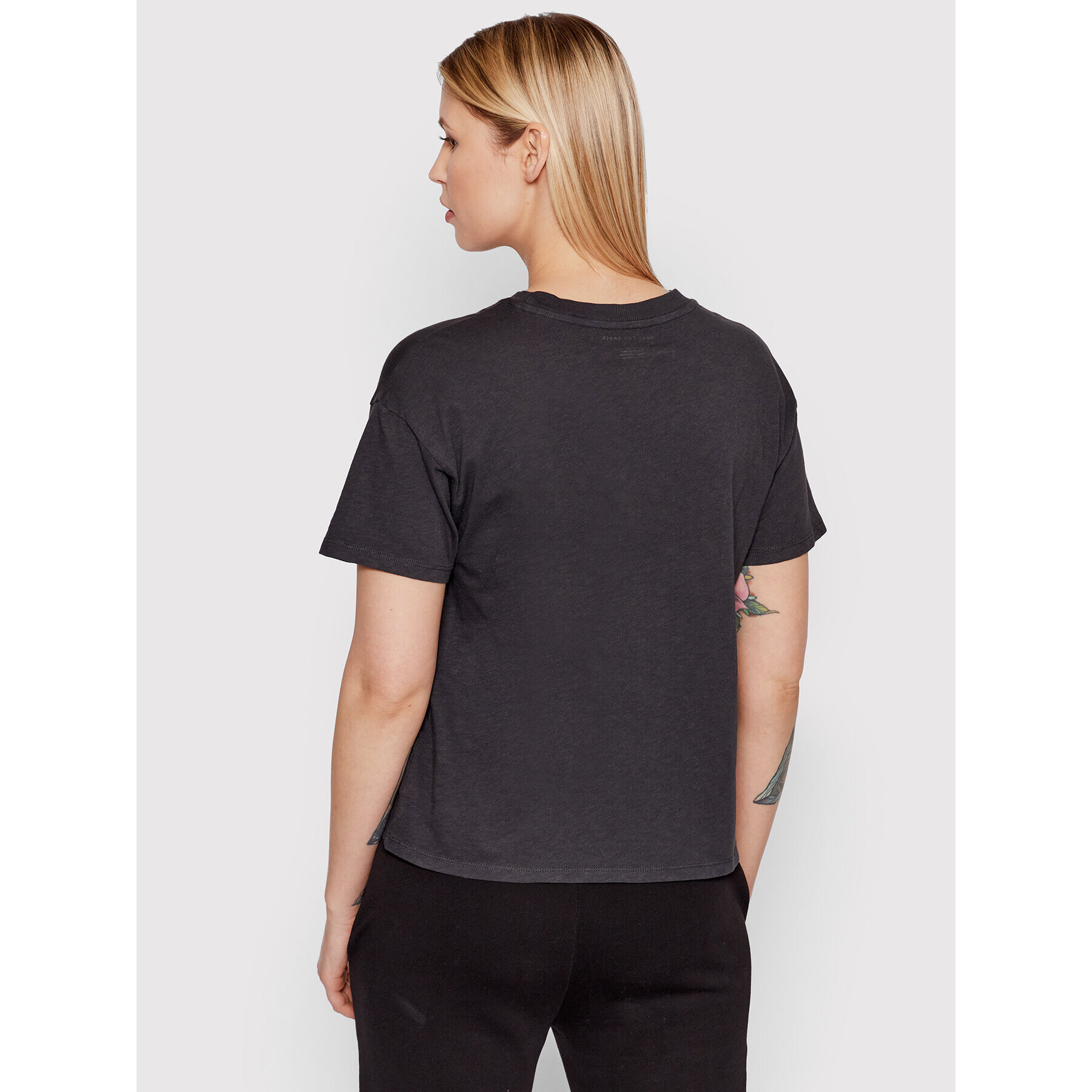 American Eagle Тишърт 030-1305-9930 Черен Regular Fit - Pepit.bg