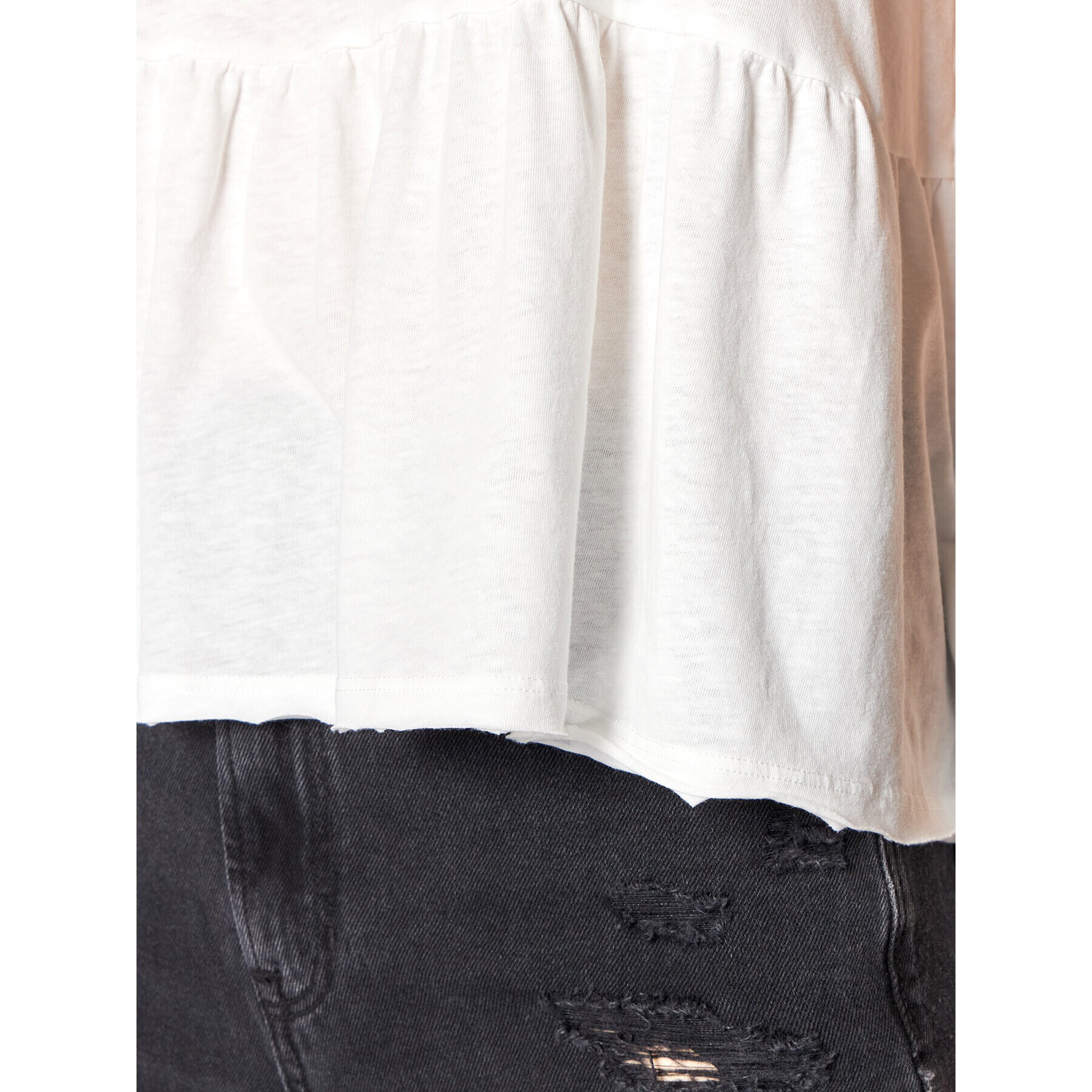 American Eagle топ 036-3171-5098 Бял Regular Fit - Pepit.bg