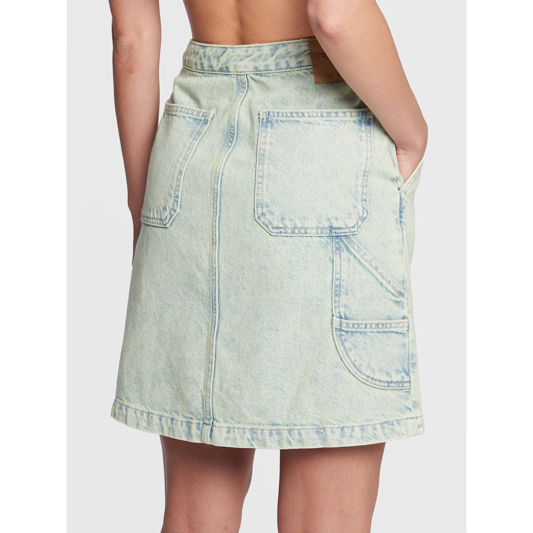 American Vintage Дънкова пола Joybird JOY13BH22 Син Regular Fit - Pepit.bg