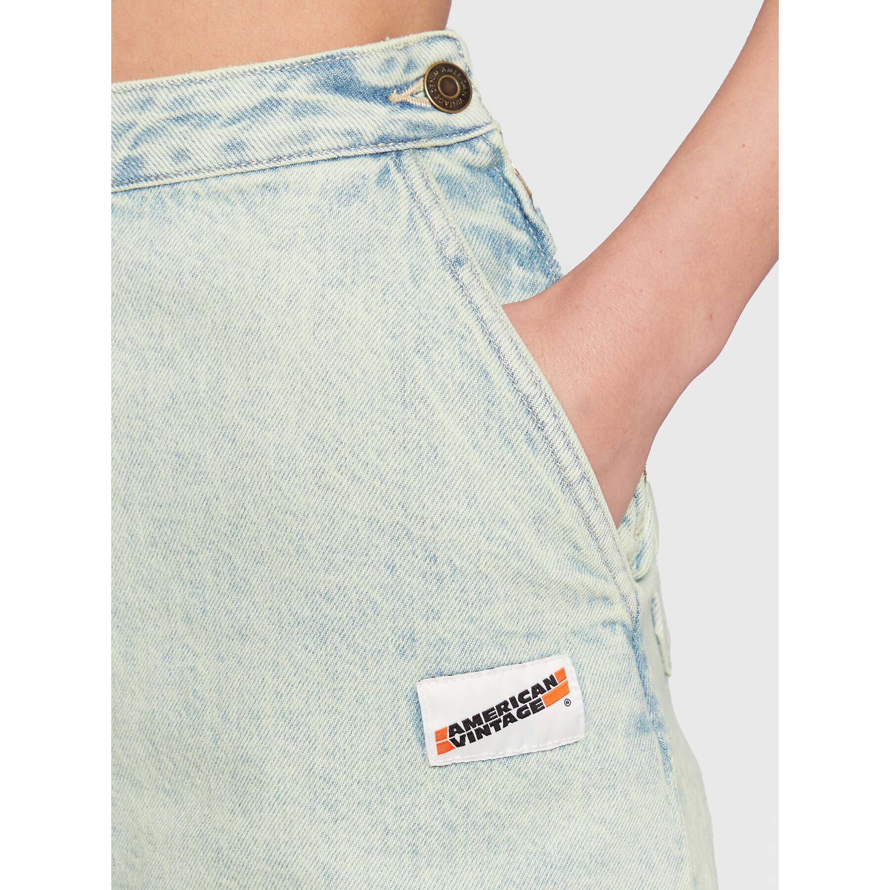 American Vintage Дънкова пола Joybird JOY13BH22 Син Regular Fit - Pepit.bg
