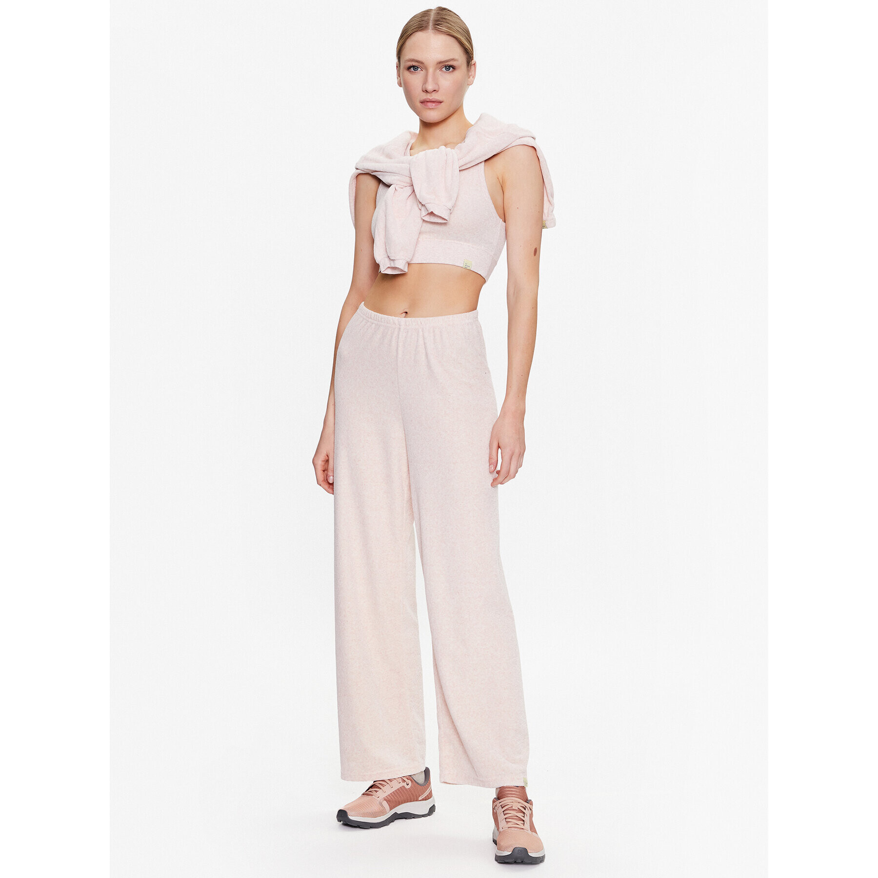 American Vintage Долнище анцуг Ukoz UKO05AE23 Розов Relaxed Fit - Pepit.bg