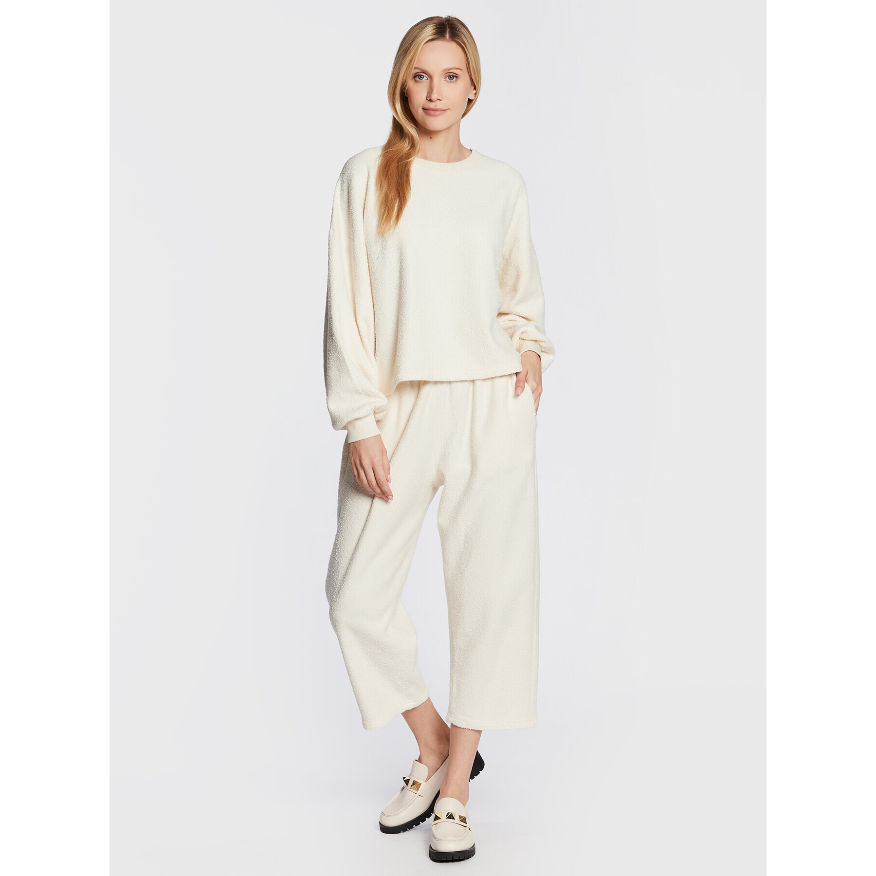 American Vintage Суитшърт Bobypark BOBY03AH22 Бежов Relaxed Fit - Pepit.bg