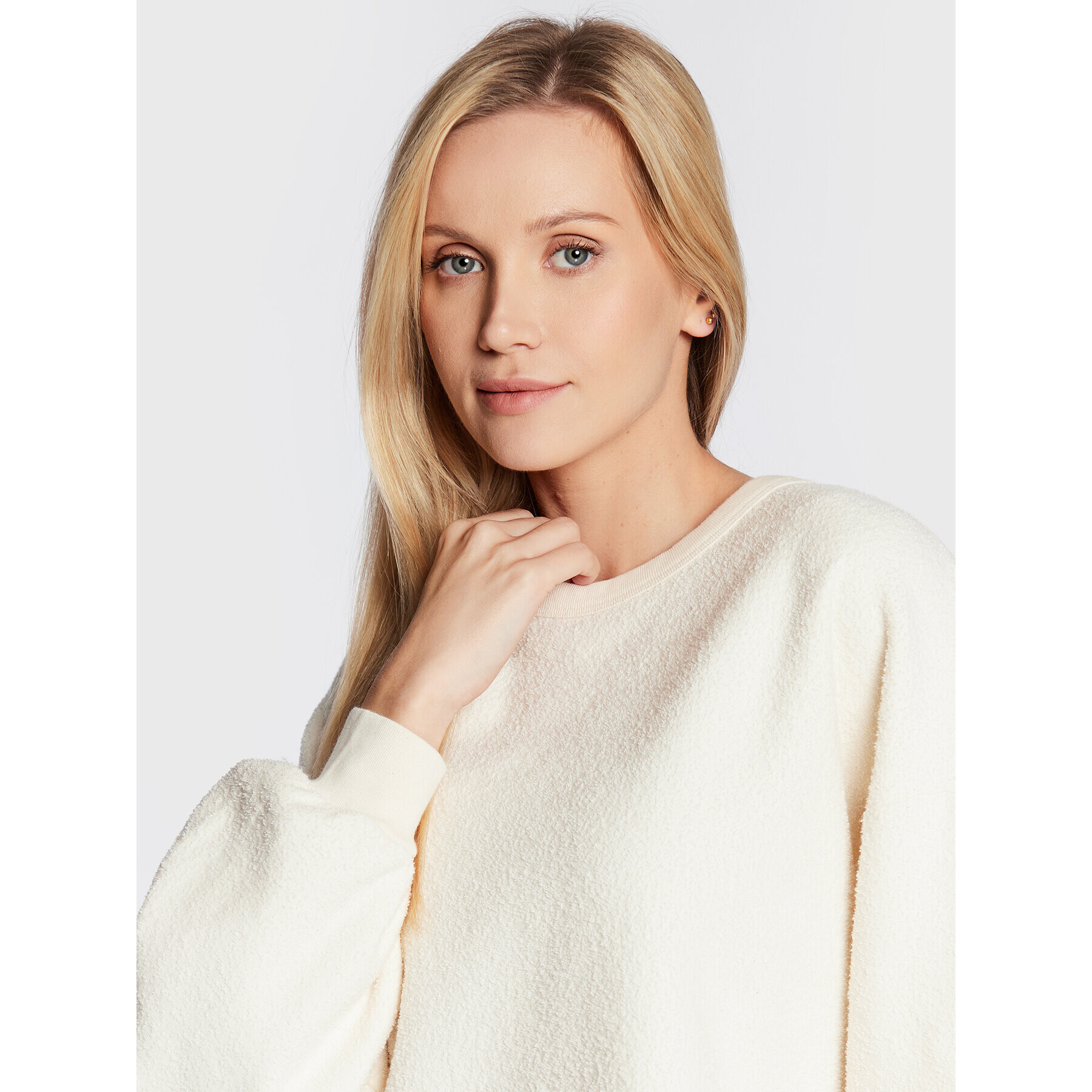 American Vintage Суитшърт Bobypark BOBY03AH22 Бежов Relaxed Fit - Pepit.bg