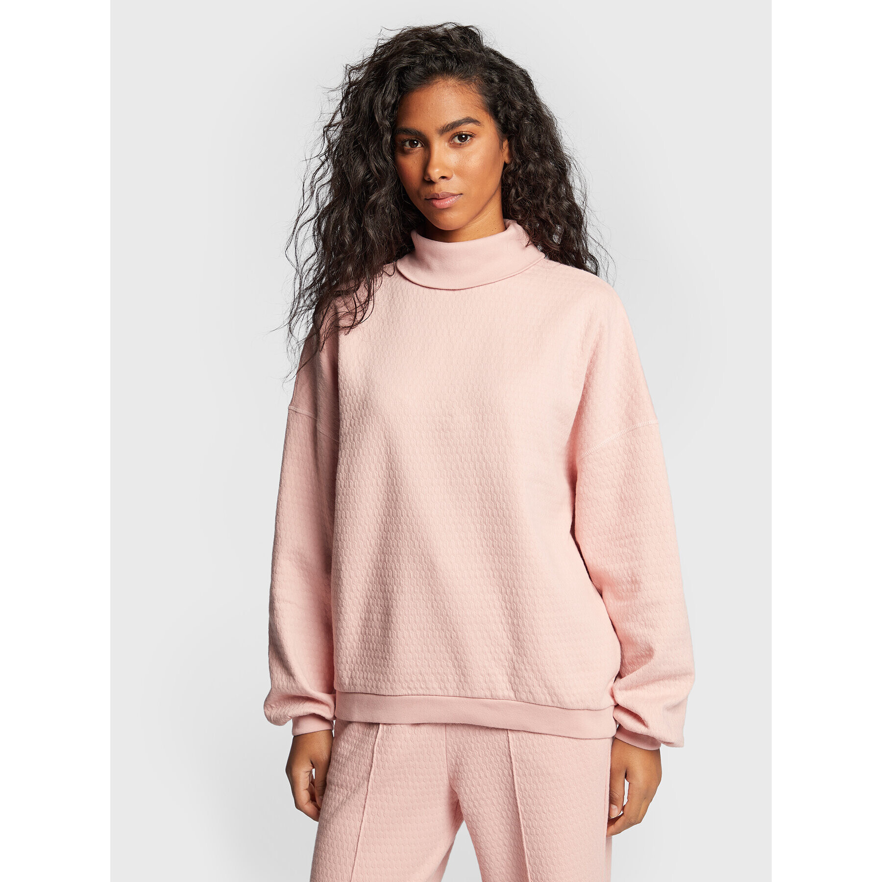 American Vintage Суитшърт Ellan ELLA03AH22 Розов Regular Fit - Pepit.bg