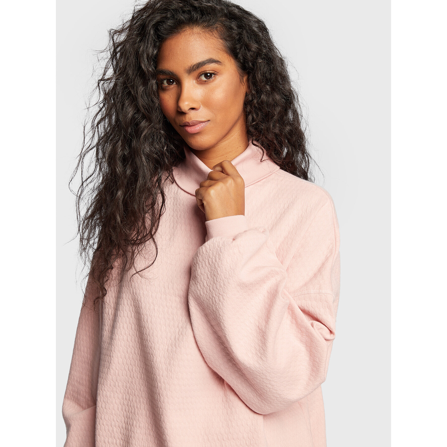 American Vintage Суитшърт Ellan ELLA03AH22 Розов Regular Fit - Pepit.bg