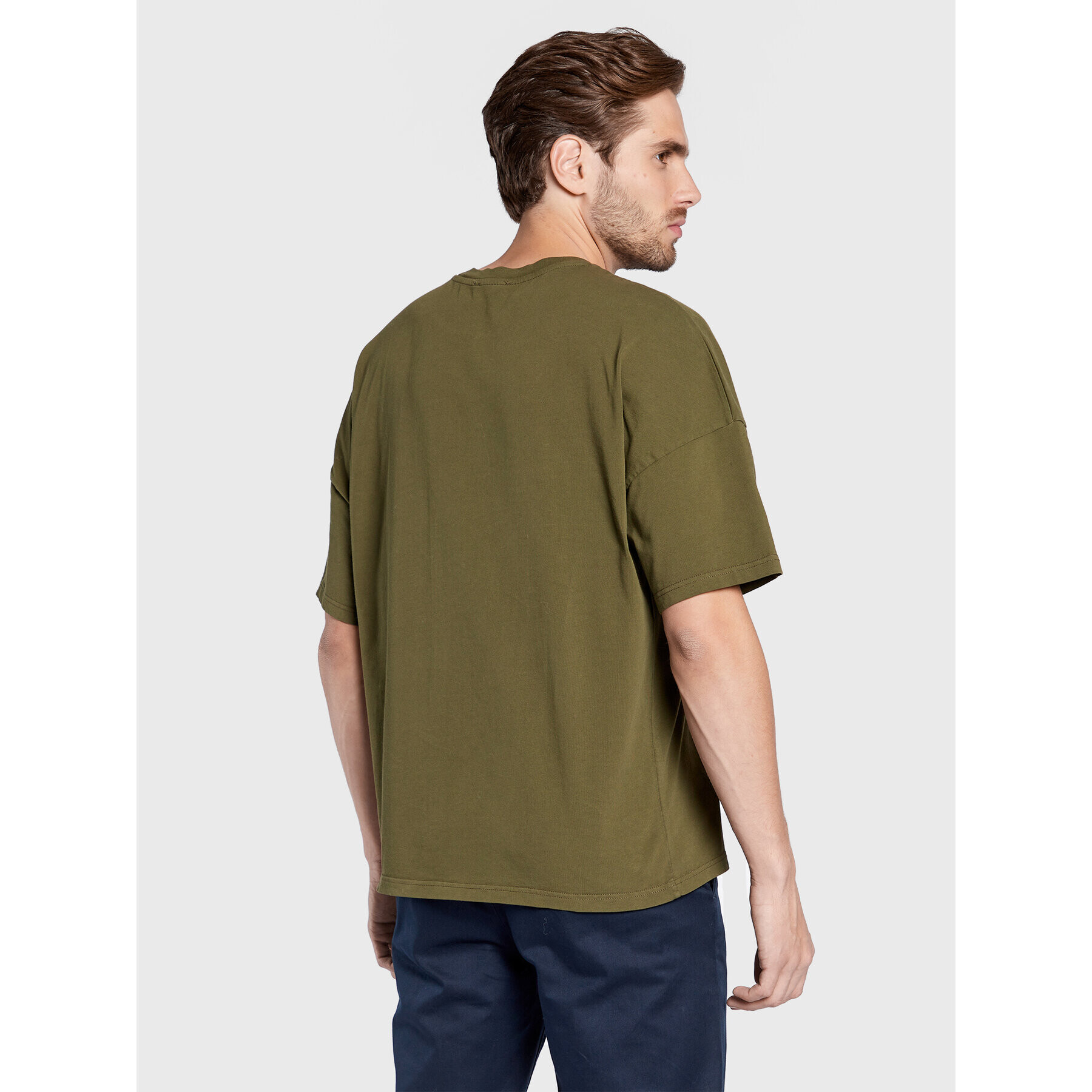 American Vintage Тишърт MFIZ02AH22 Зелен Regular Fit - Pepit.bg