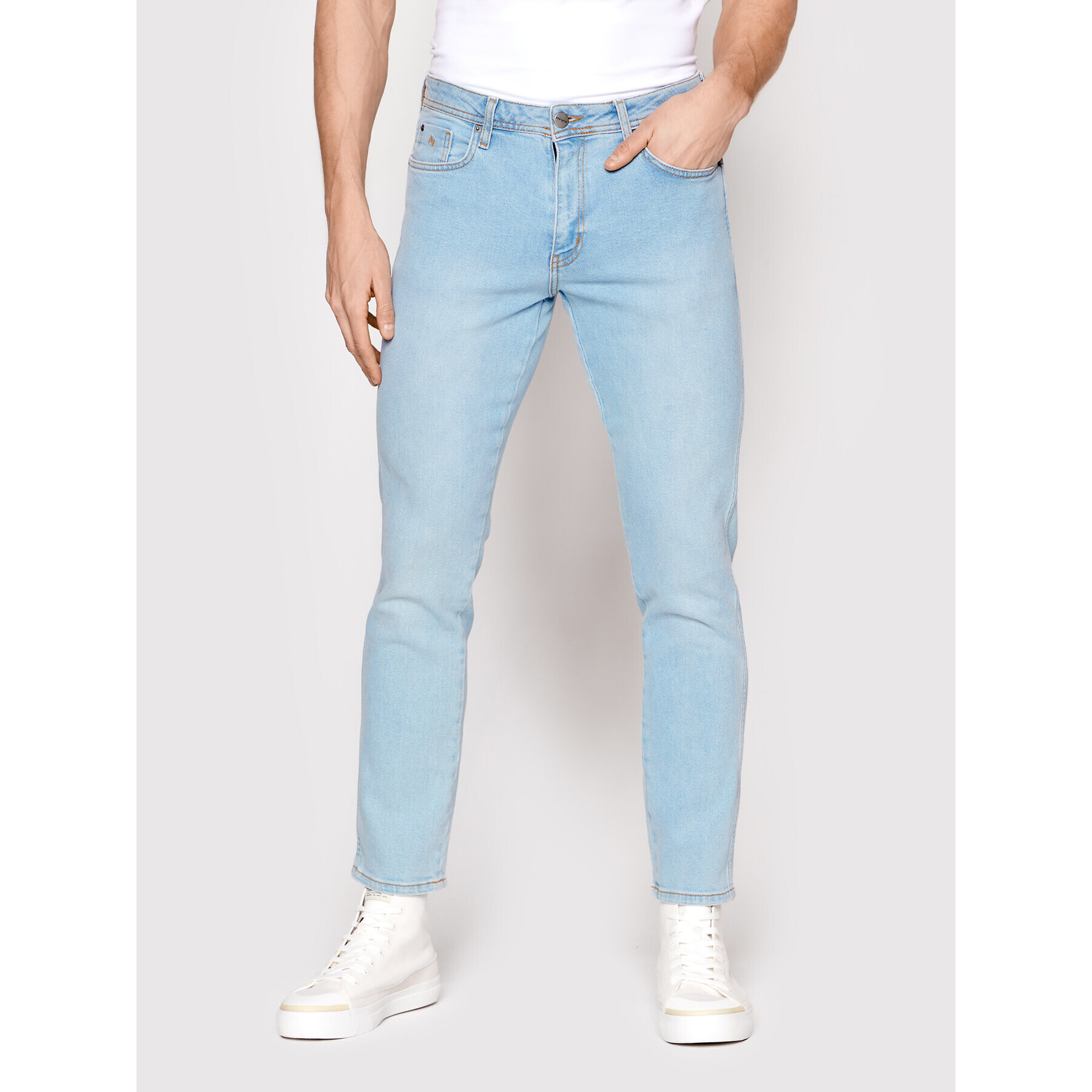 Americanos Дънки Austin Син Slim Leg - Pepit.bg