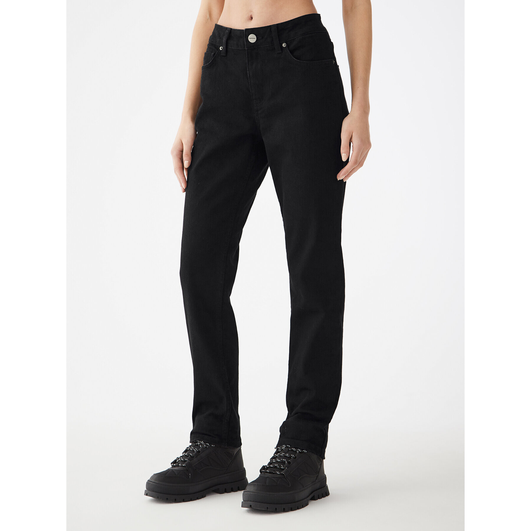 Americanos Дънки Boston Черен Slim Fit - Pepit.bg