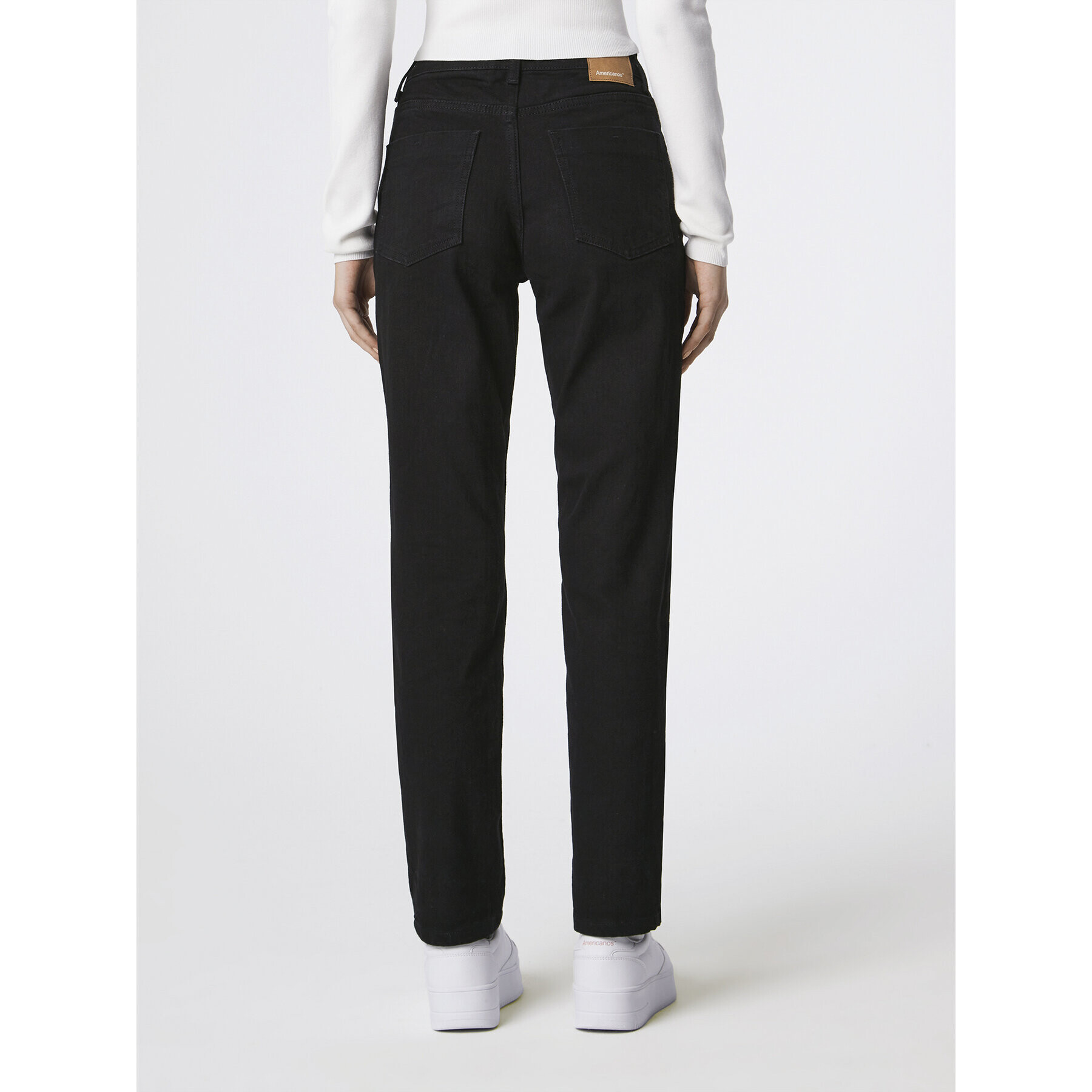 Americanos Дънки Boston Черен Slim Fit - Pepit.bg