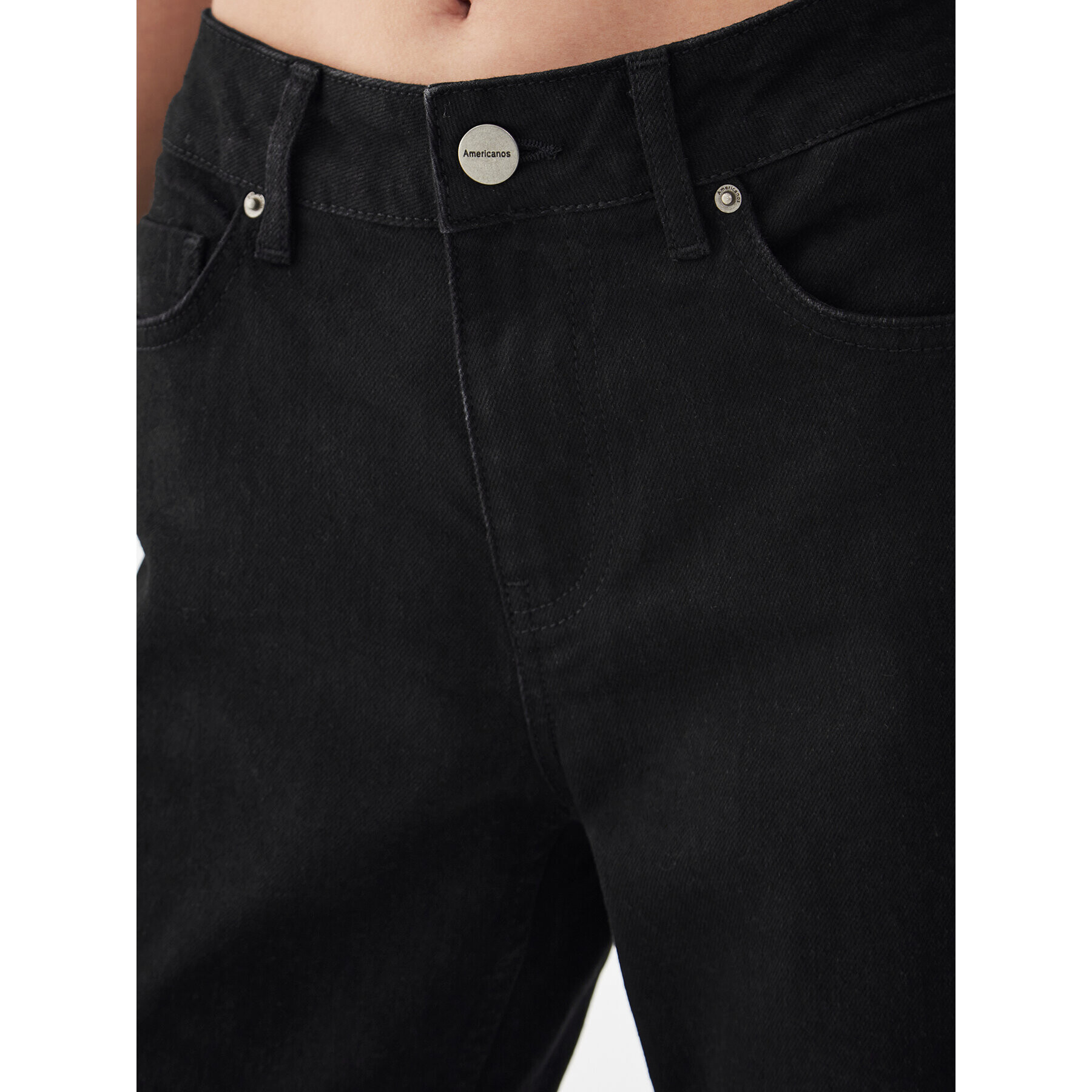 Americanos Дънки Boston Черен Slim Fit - Pepit.bg