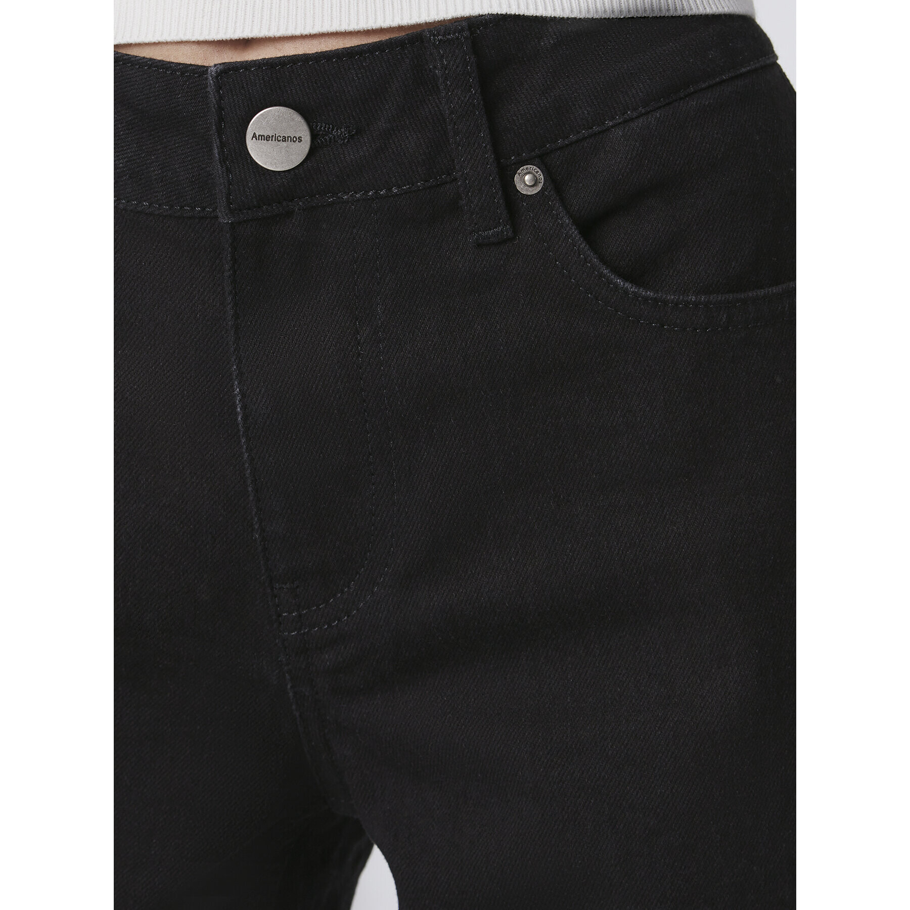 Americanos Дънки Boston Черен Slim Fit - Pepit.bg