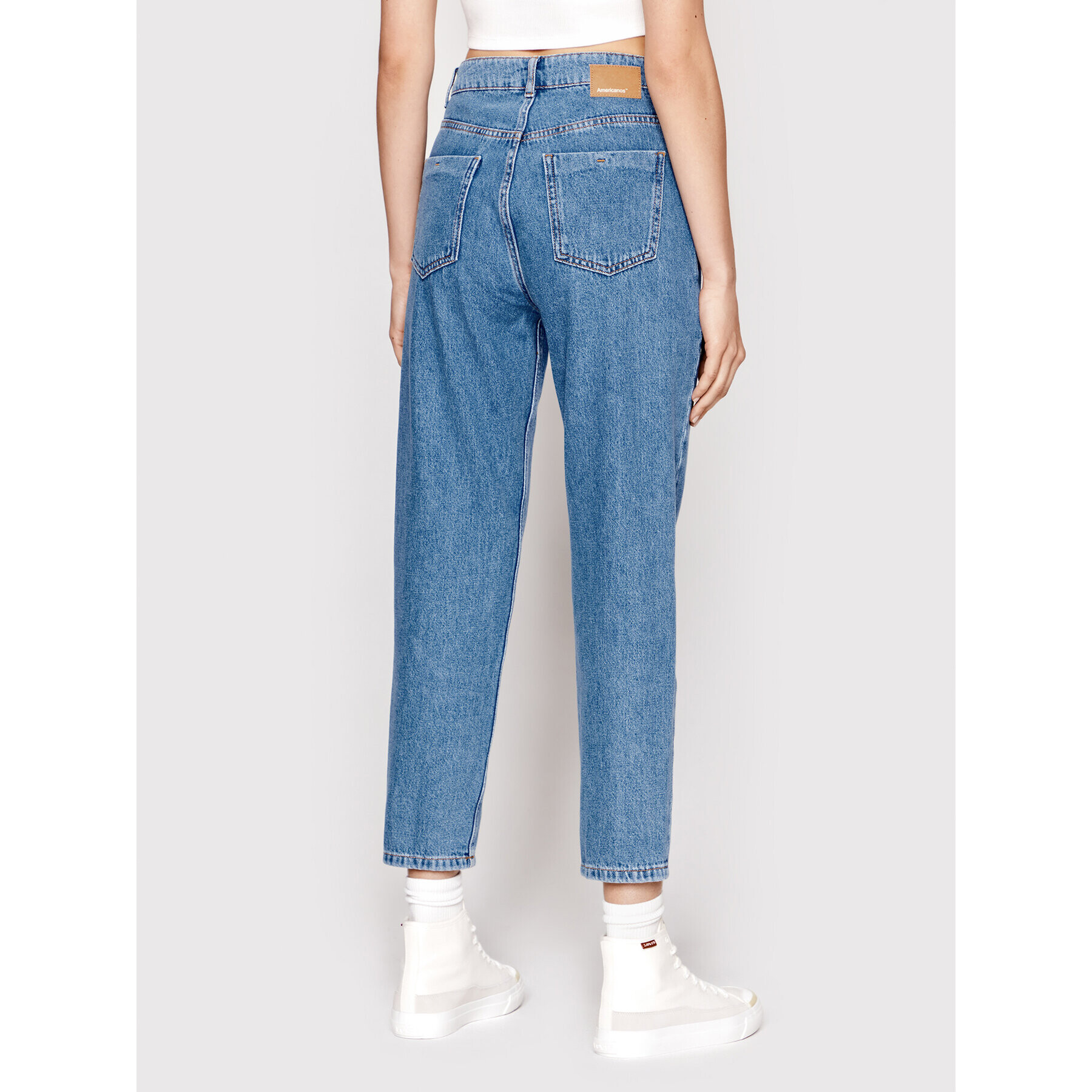 Americanos Дънки Formosa Син Mom Fit - Pepit.bg