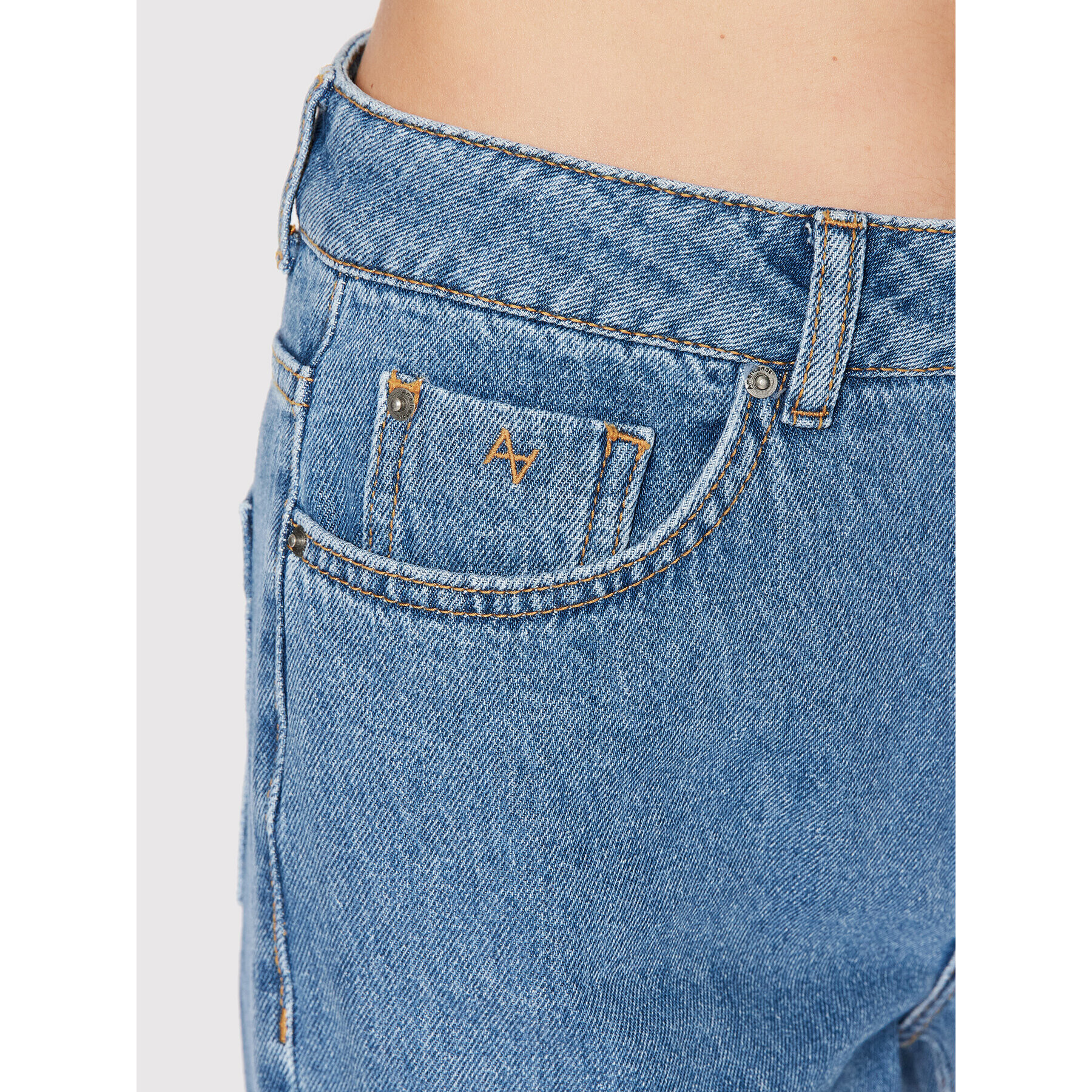 Americanos Дънки Formosa Син Mom Fit - Pepit.bg