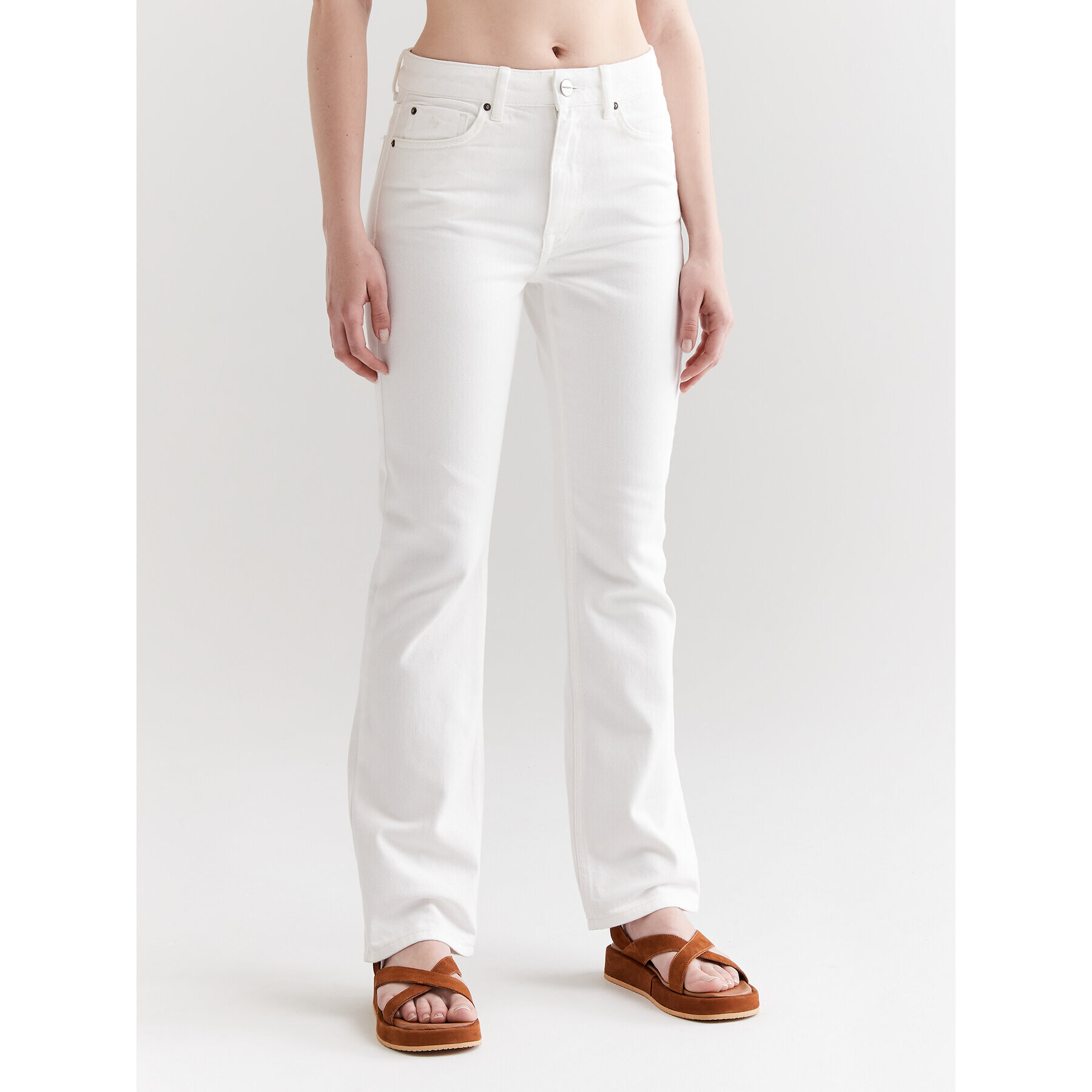 Americanos Дънки Nashville Бял Bootcut Fit - Pepit.bg
