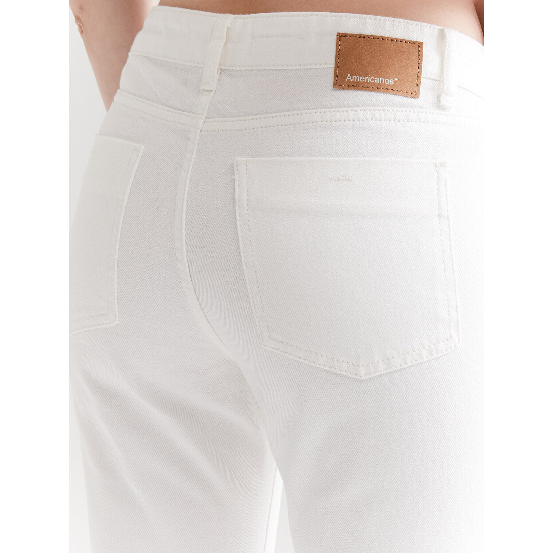Americanos Дънки Nashville Бял Bootcut Fit - Pepit.bg