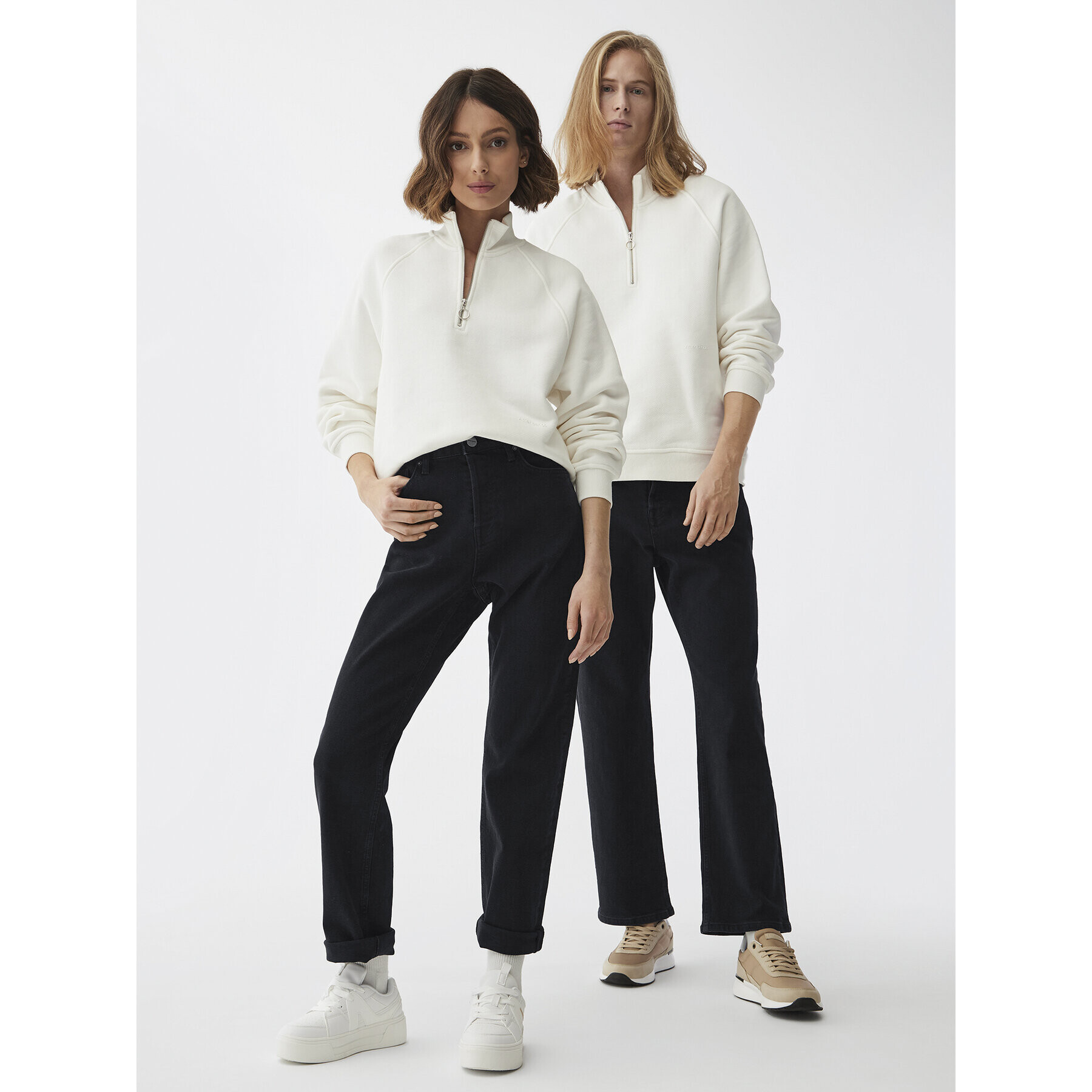 Americanos Дънки Unisex Delaware Черен Straight Leg - Pepit.bg