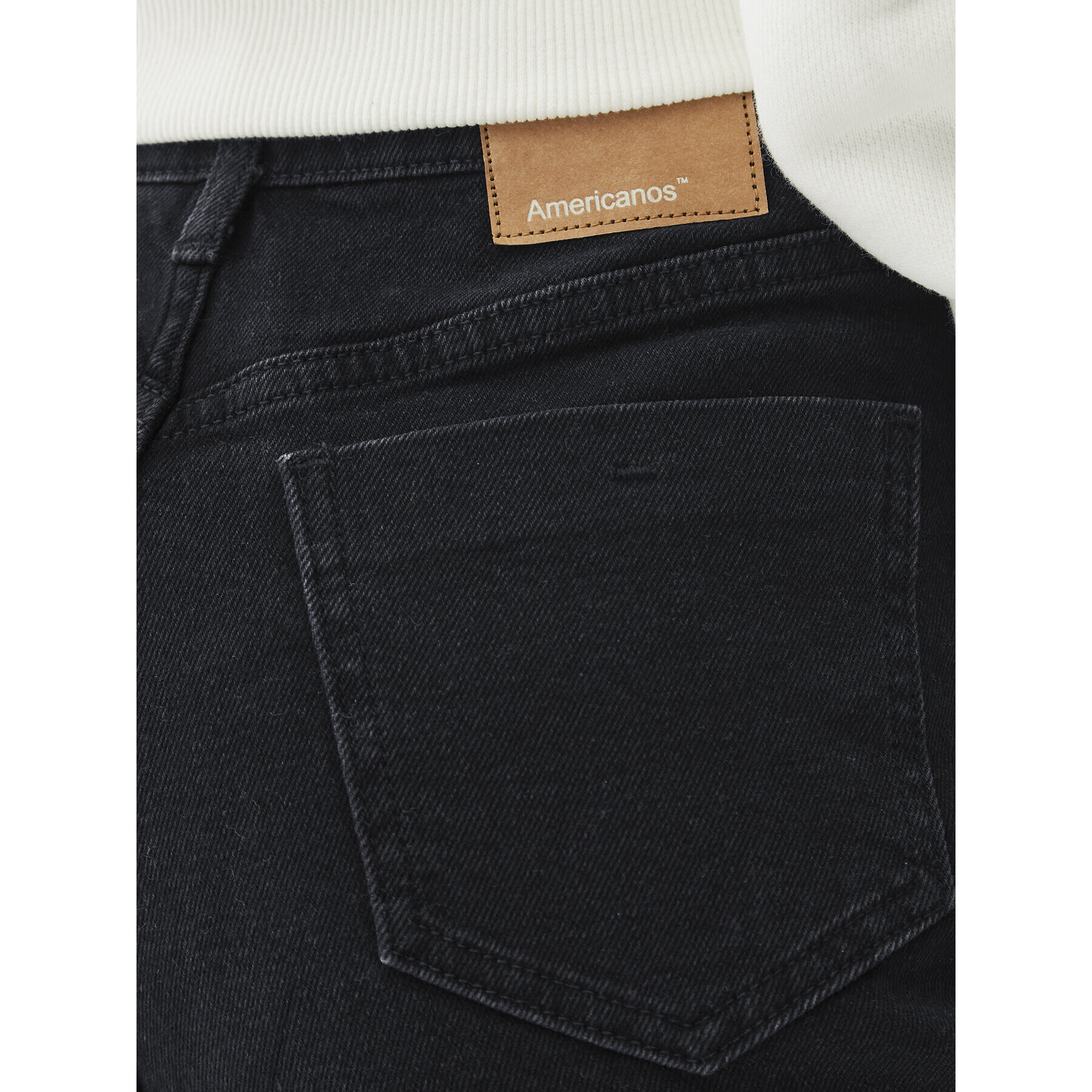 Americanos Дънки Unisex Delaware Черен Straight Leg - Pepit.bg