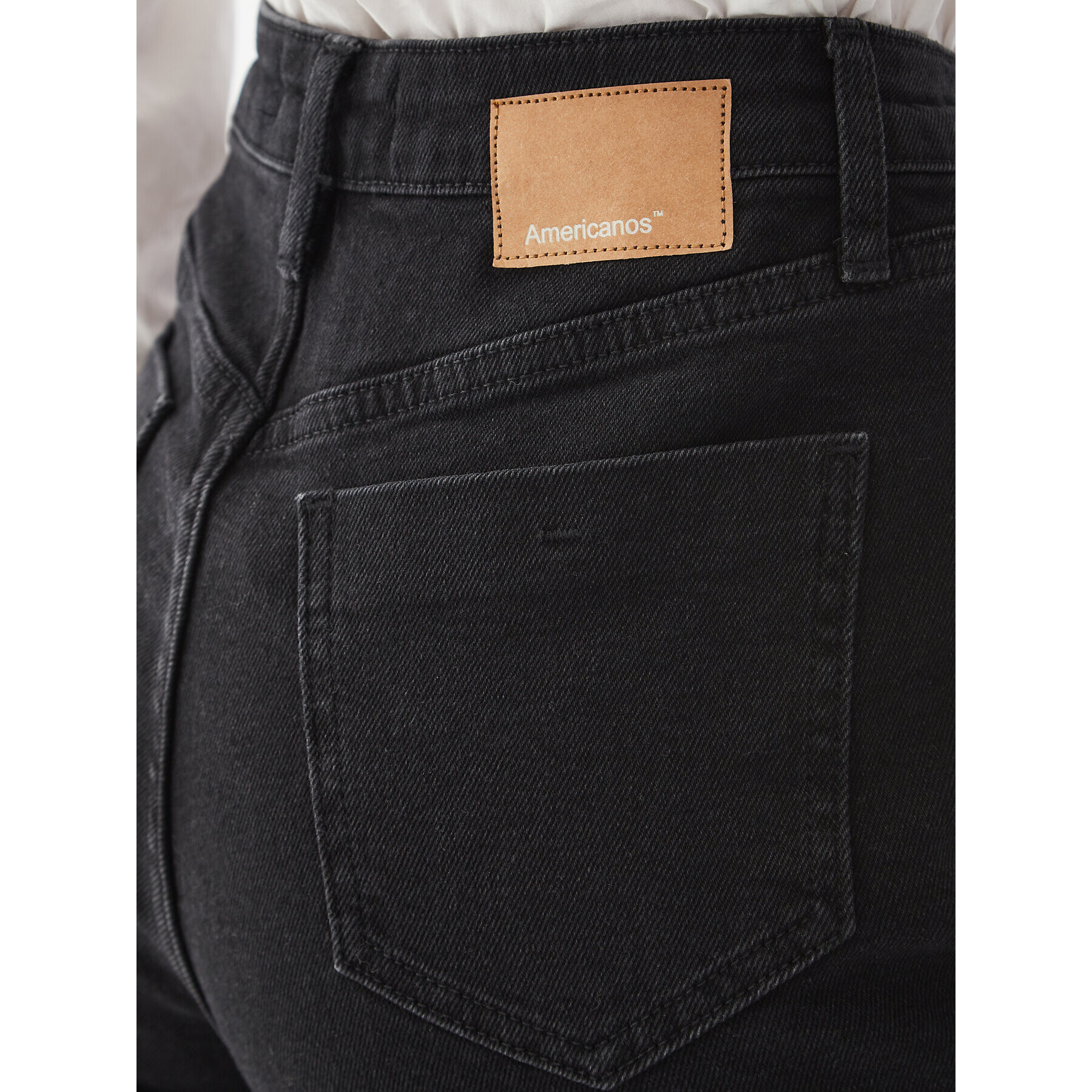 Americanos Дънки Unisex Delaware Черен Straight Leg - Pepit.bg