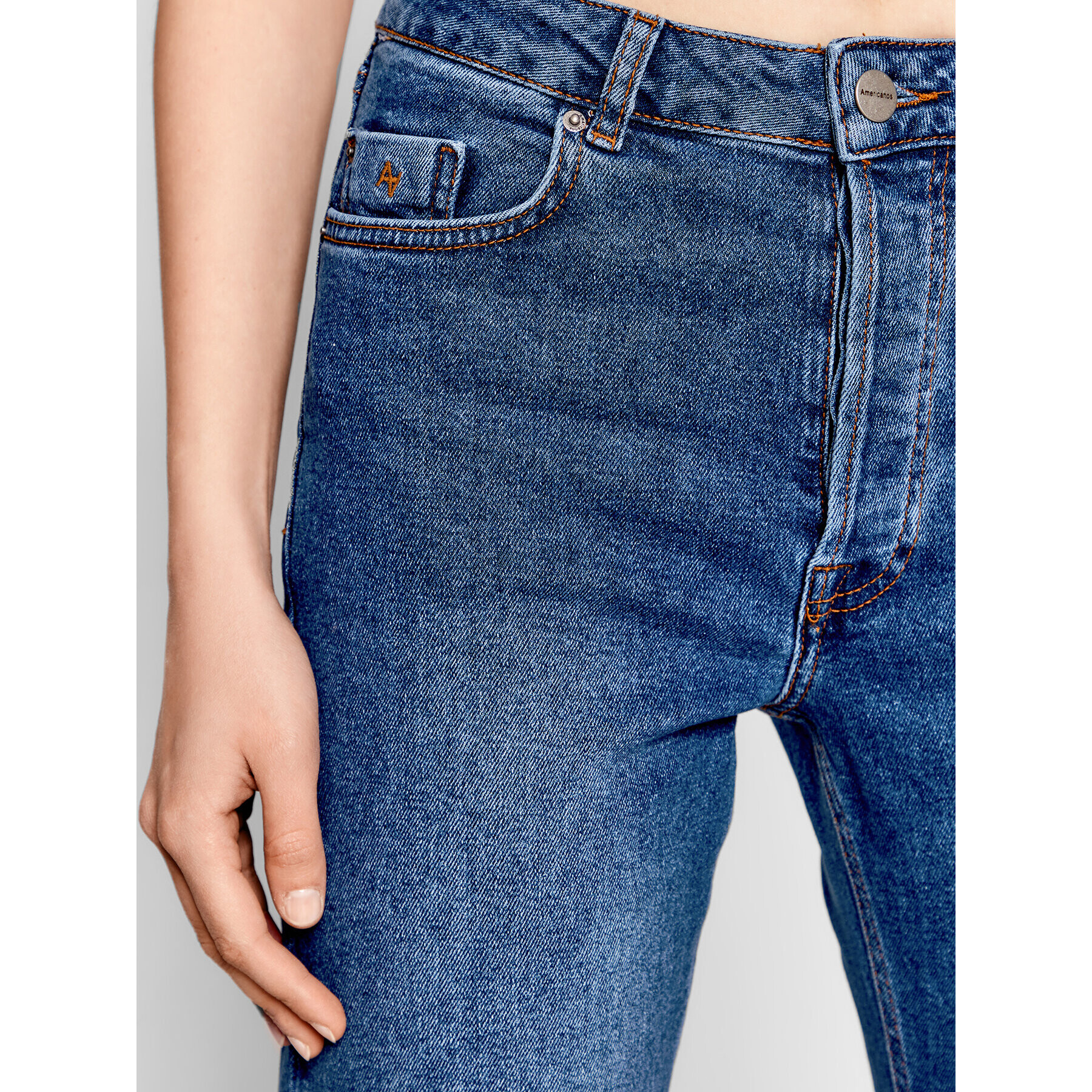 Americanos Дънки Unisex Delaware Син Straight Leg - Pepit.bg