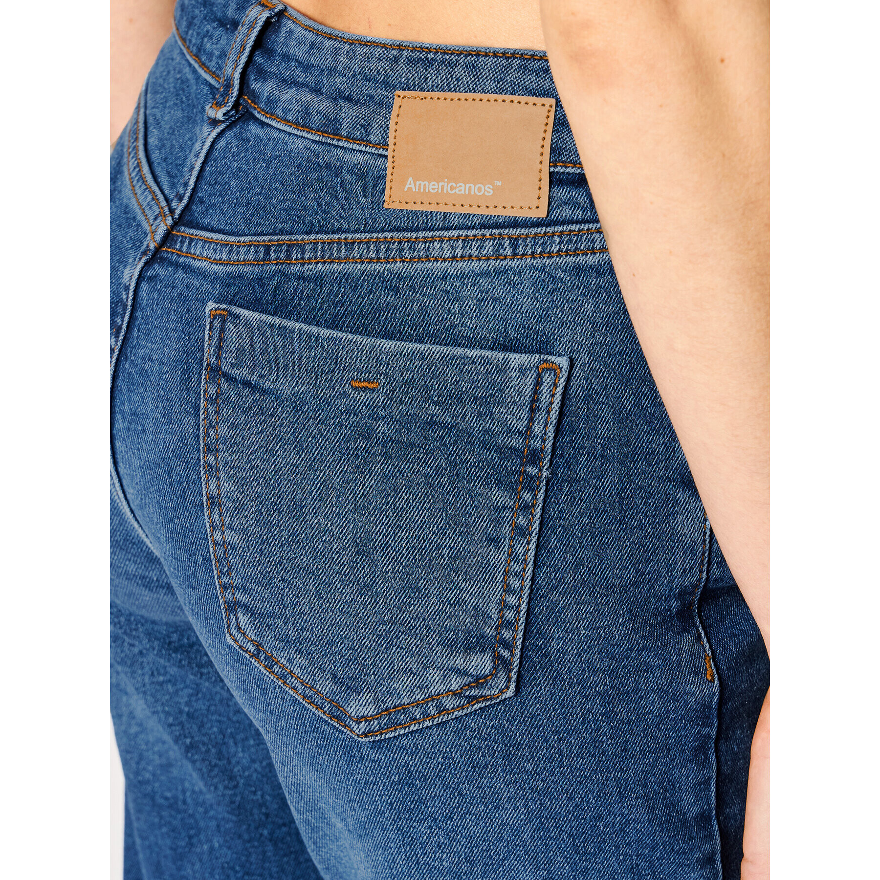 Americanos Дънки Unisex Delaware Син Straight Leg - Pepit.bg