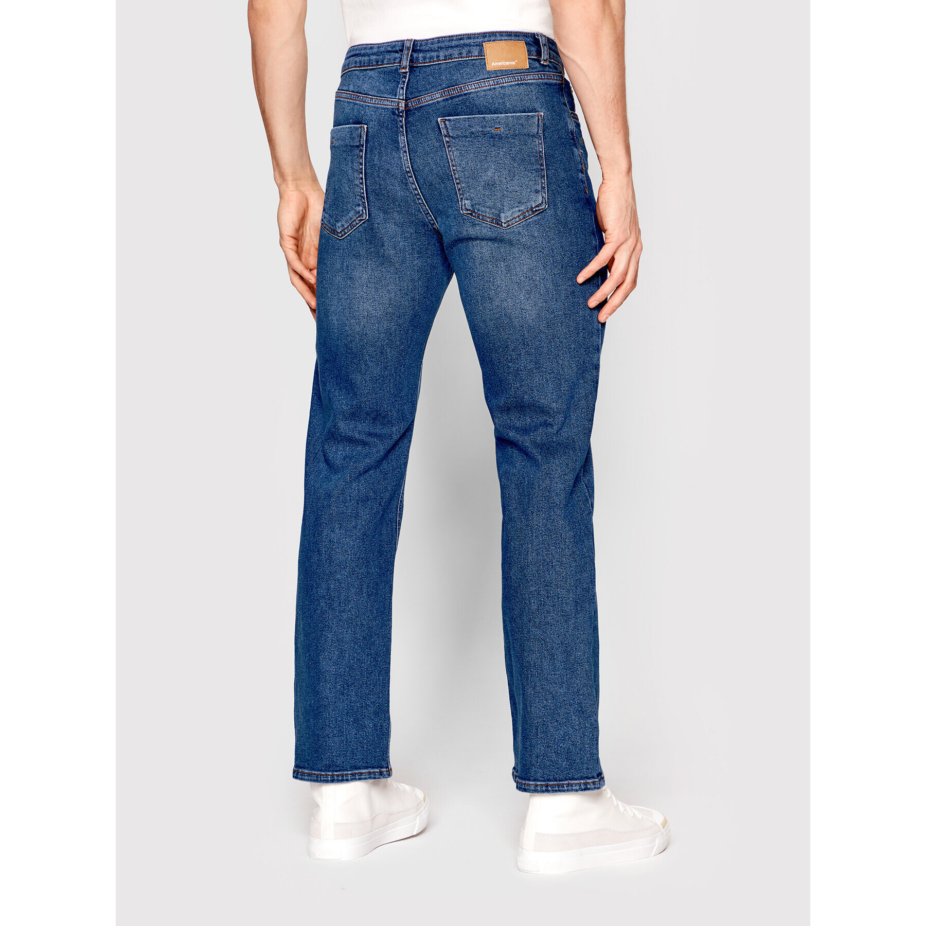 Americanos Дънки Unisex Delaware Син Straight Leg - Pepit.bg