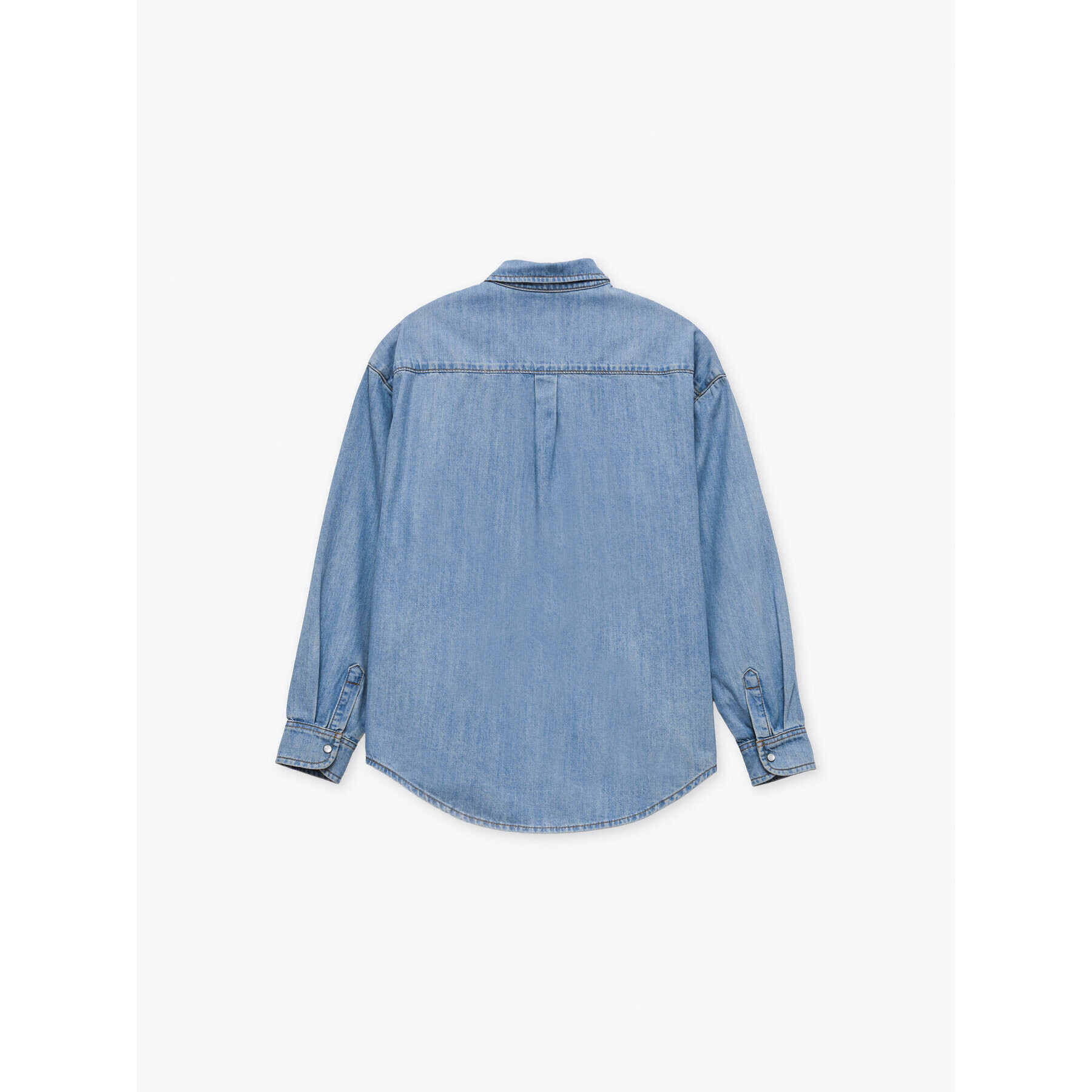 Americanos дънкова риза Unisex Michigan Син Oversize - Pepit.bg