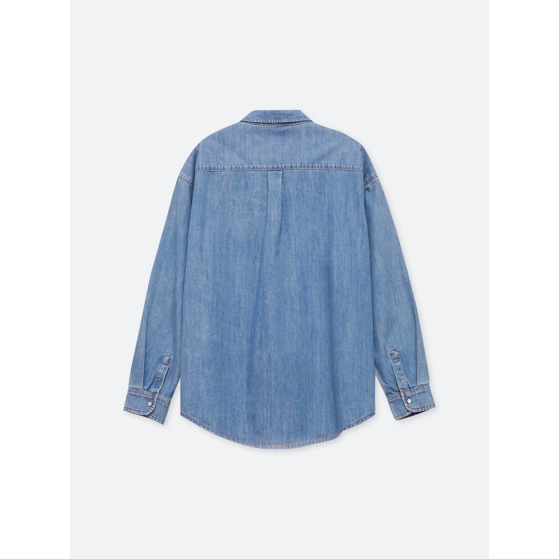 Americanos дънкова риза Unisex Michigan Син Oversize - Pepit.bg