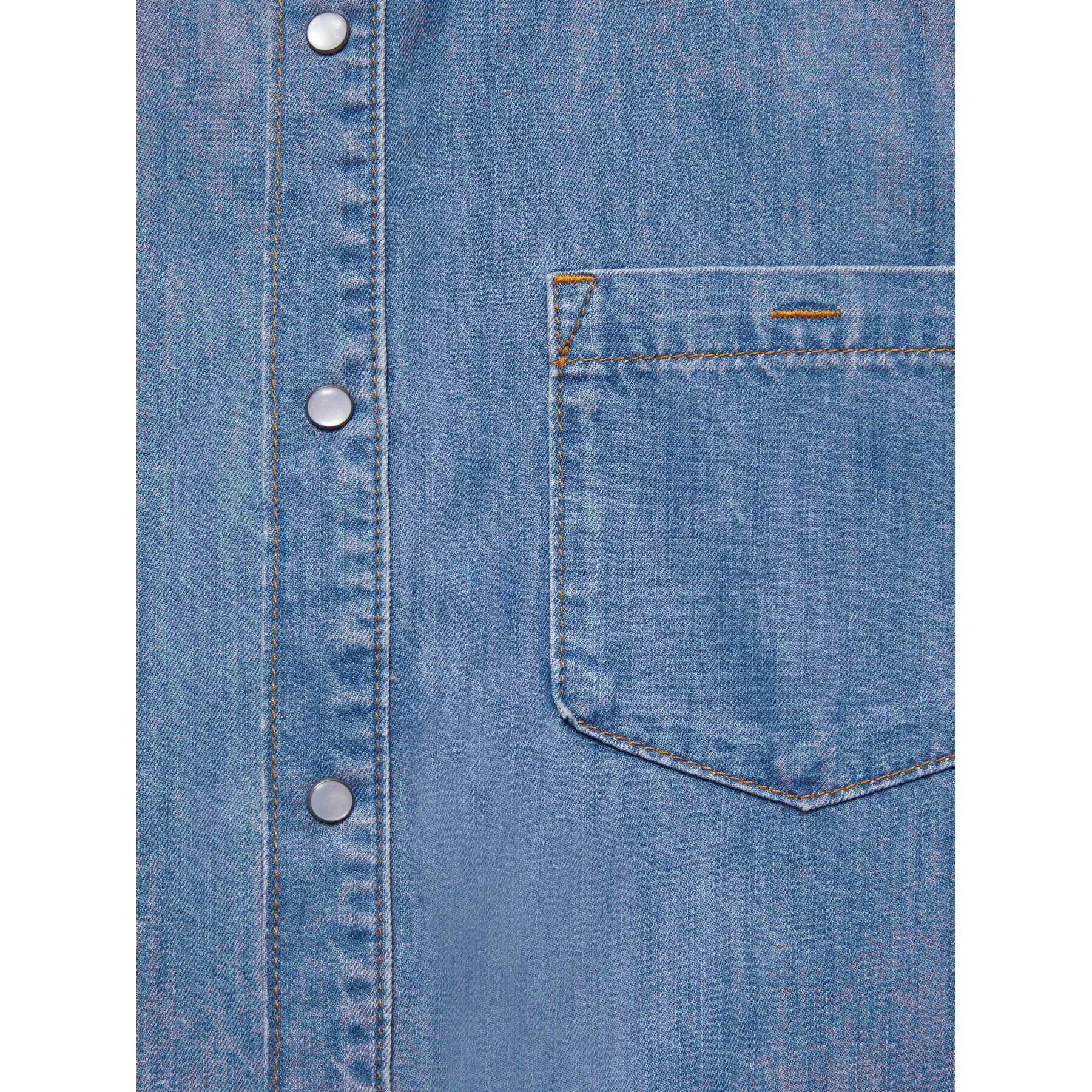 Americanos дънкова риза Unisex Michigan Син Oversize - Pepit.bg