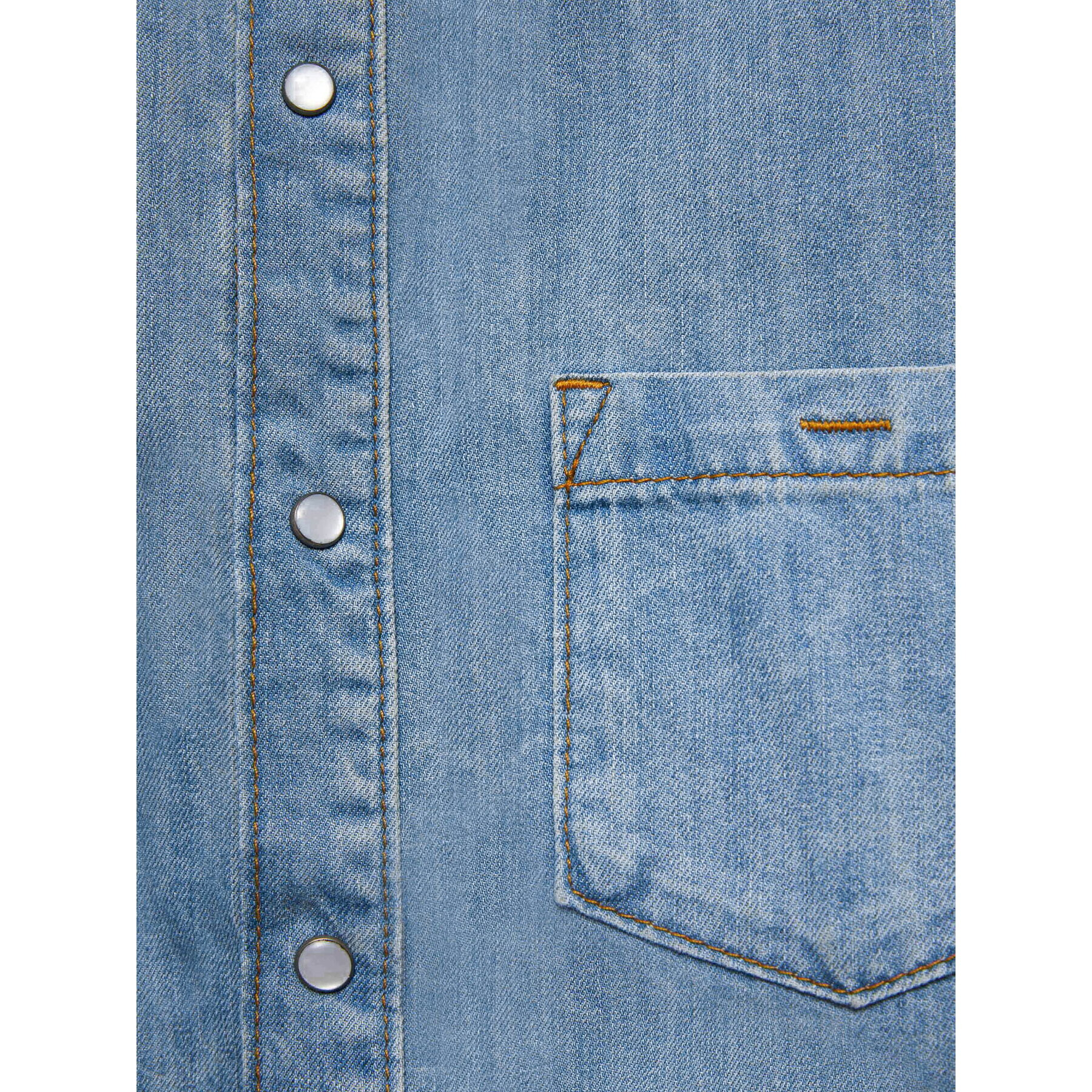 Americanos дънкова риза Unisex Michigan Син Oversize - Pepit.bg