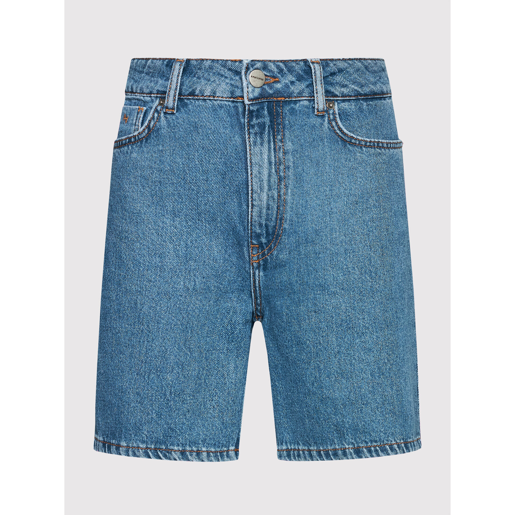Americanos Дънкови шорти Florida Син Mom Fit - Pepit.bg