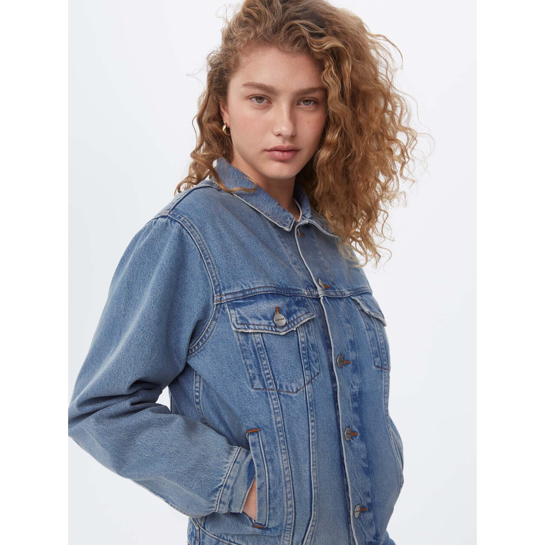 Americanos Дънково яке Unisex Ottawa Син Slim Fit - Pepit.bg
