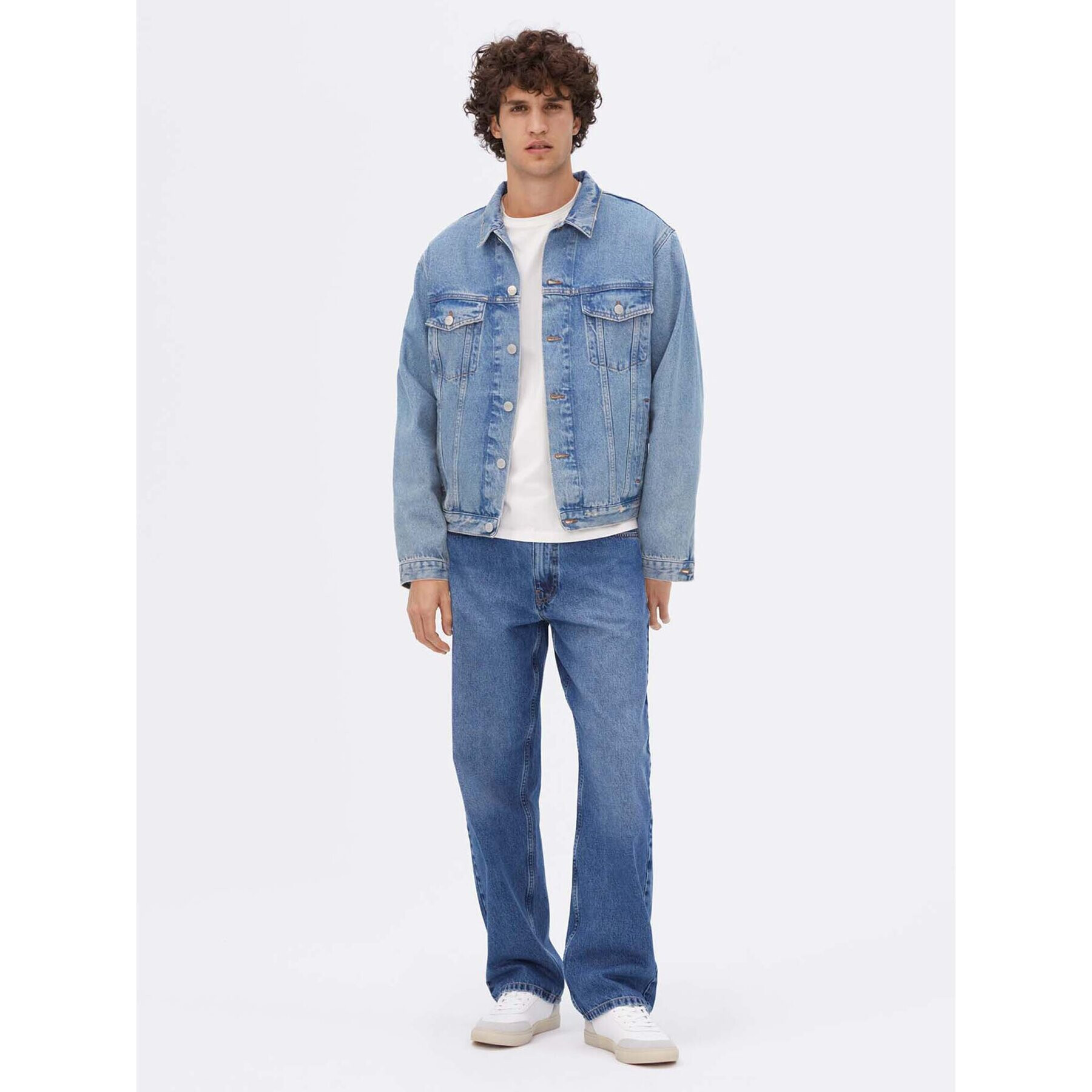 Americanos Дънково яке Unisex Ottawa Син Slim Fit - Pepit.bg