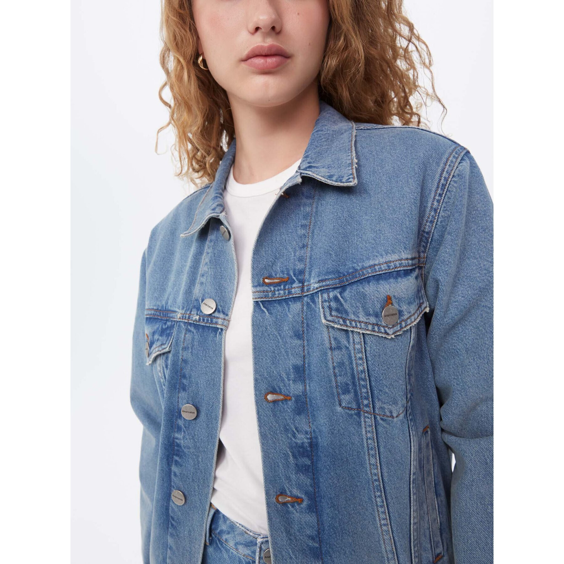 Americanos Дънково яке Unisex Ottawa Син Slim Fit - Pepit.bg