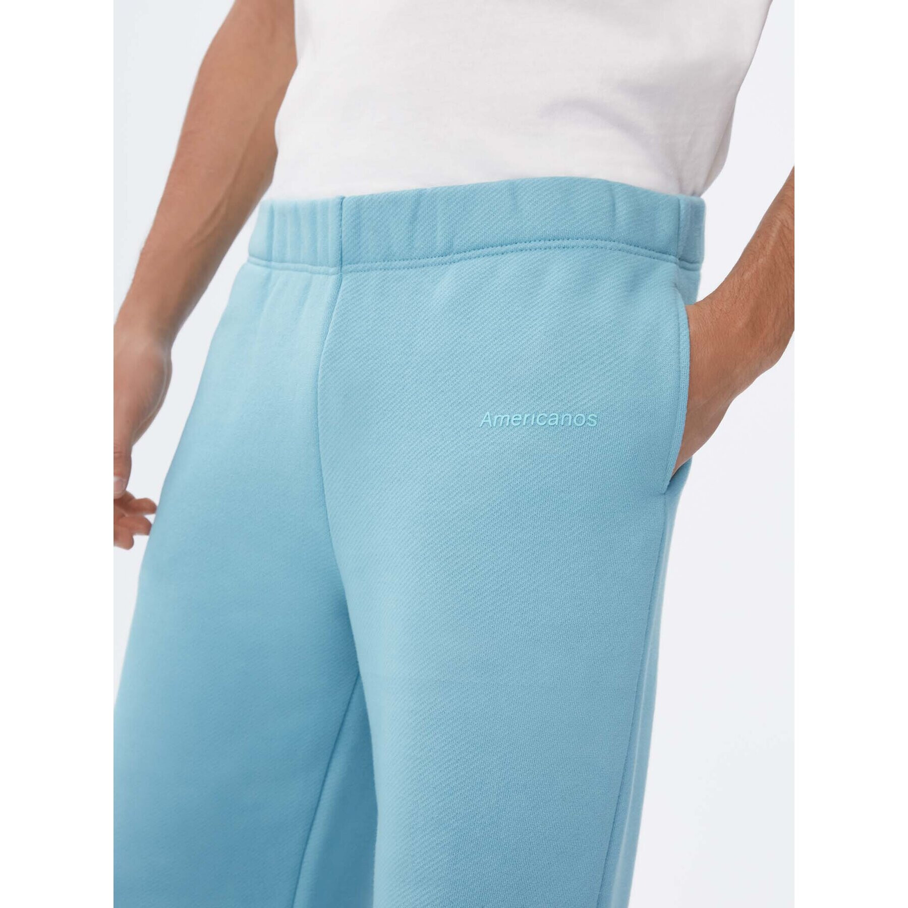 Americanos Долнище анцуг Unisex Chicago Син Wide Leg - Pepit.bg