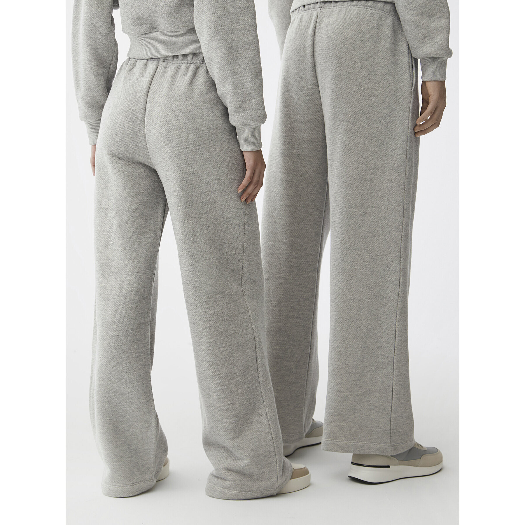Americanos Долнище анцуг Unisex Chicago Сив Wide Leg - Pepit.bg