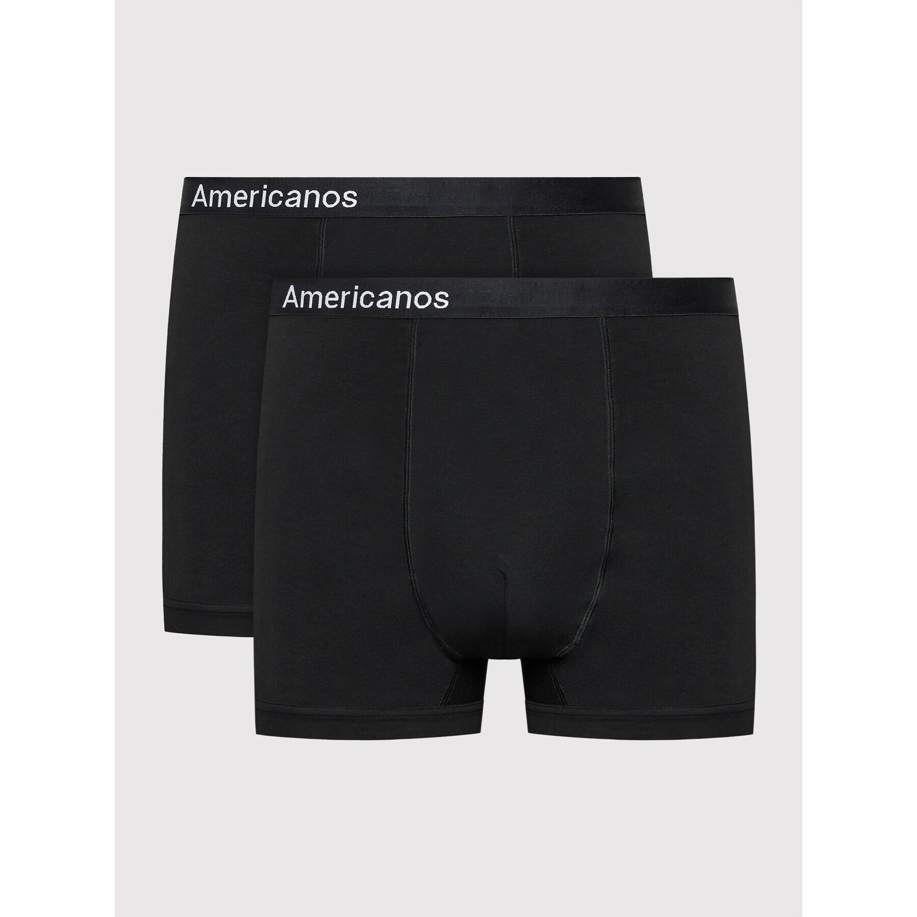 Americanos Комплект 2 чифта боксерки Boxers Черен - Pepit.bg