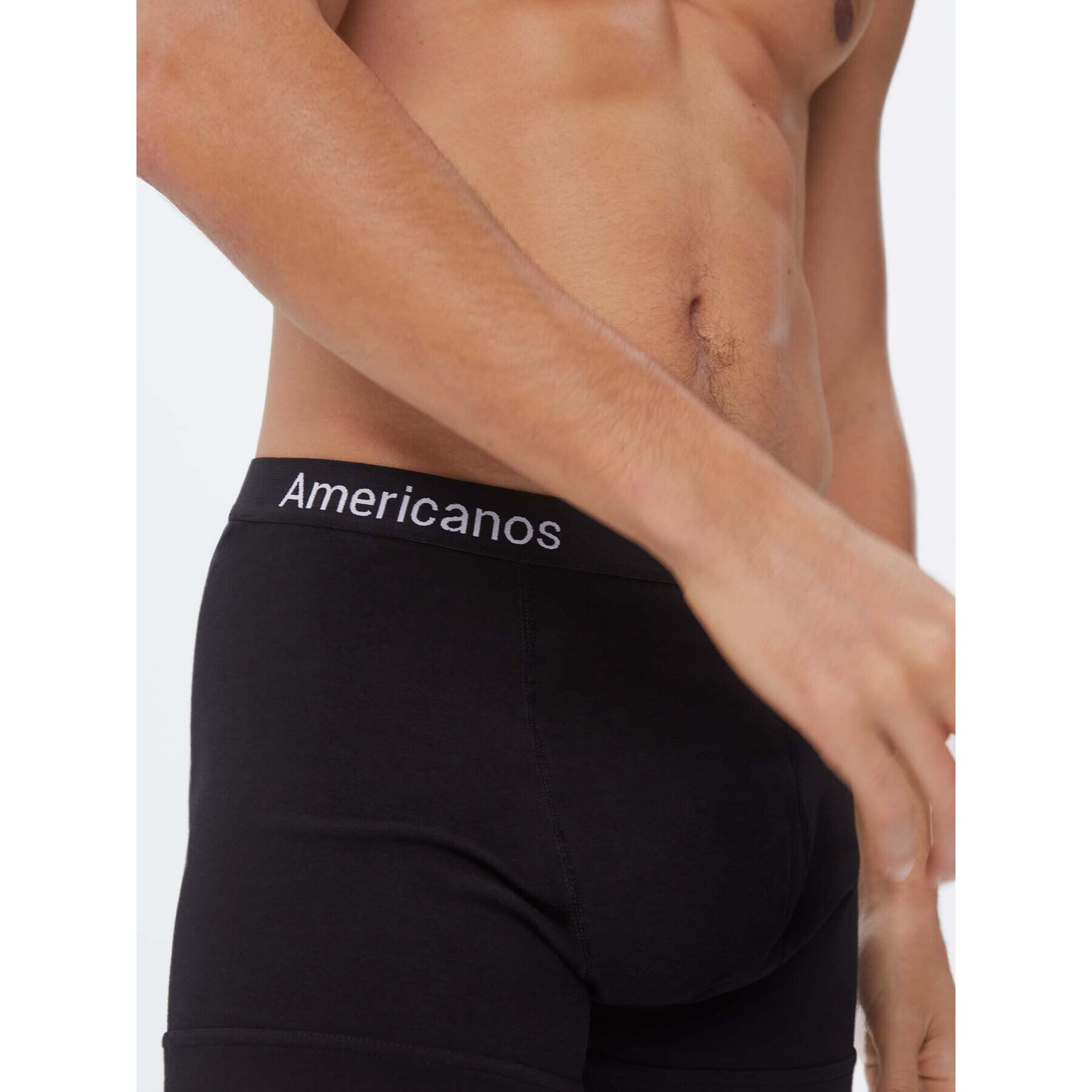 Americanos Комплект 2 чифта боксерки Boxers Черен - Pepit.bg
