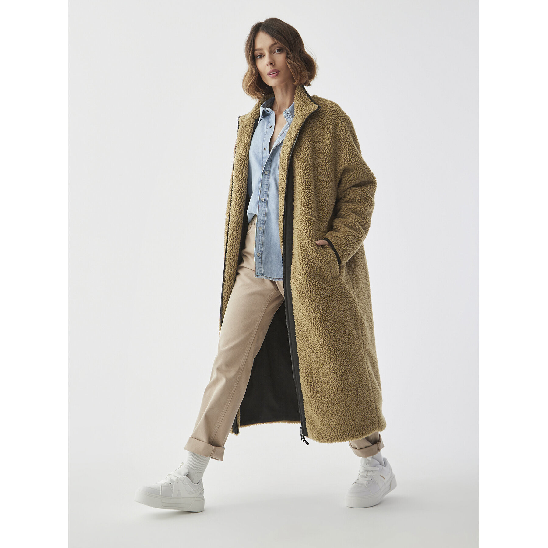 Americanos Кожух Manitoba Кафяв Relaxed Fit - Pepit.bg