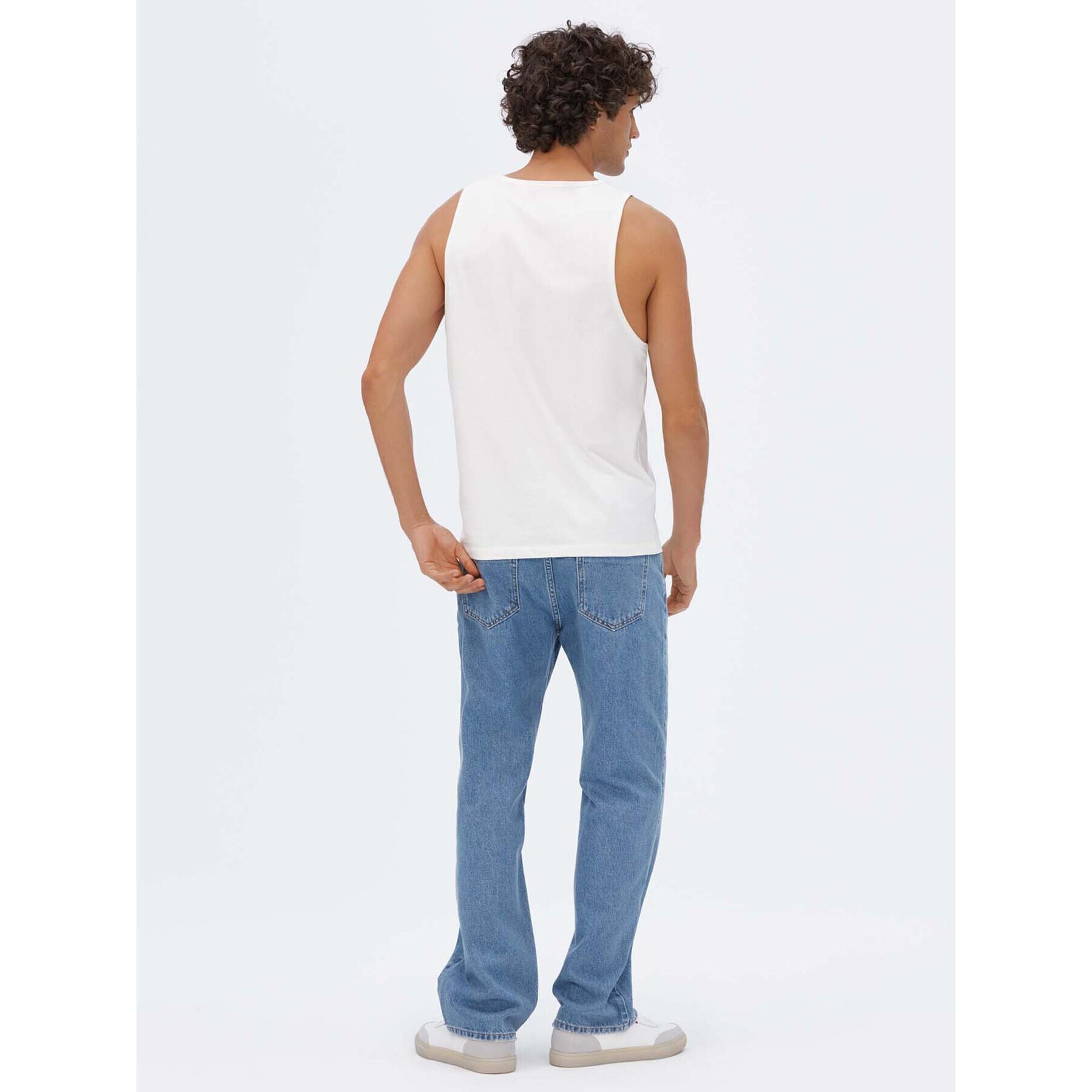 Americanos Мъжки топ Kingston Бял Regular Fit - Pepit.bg