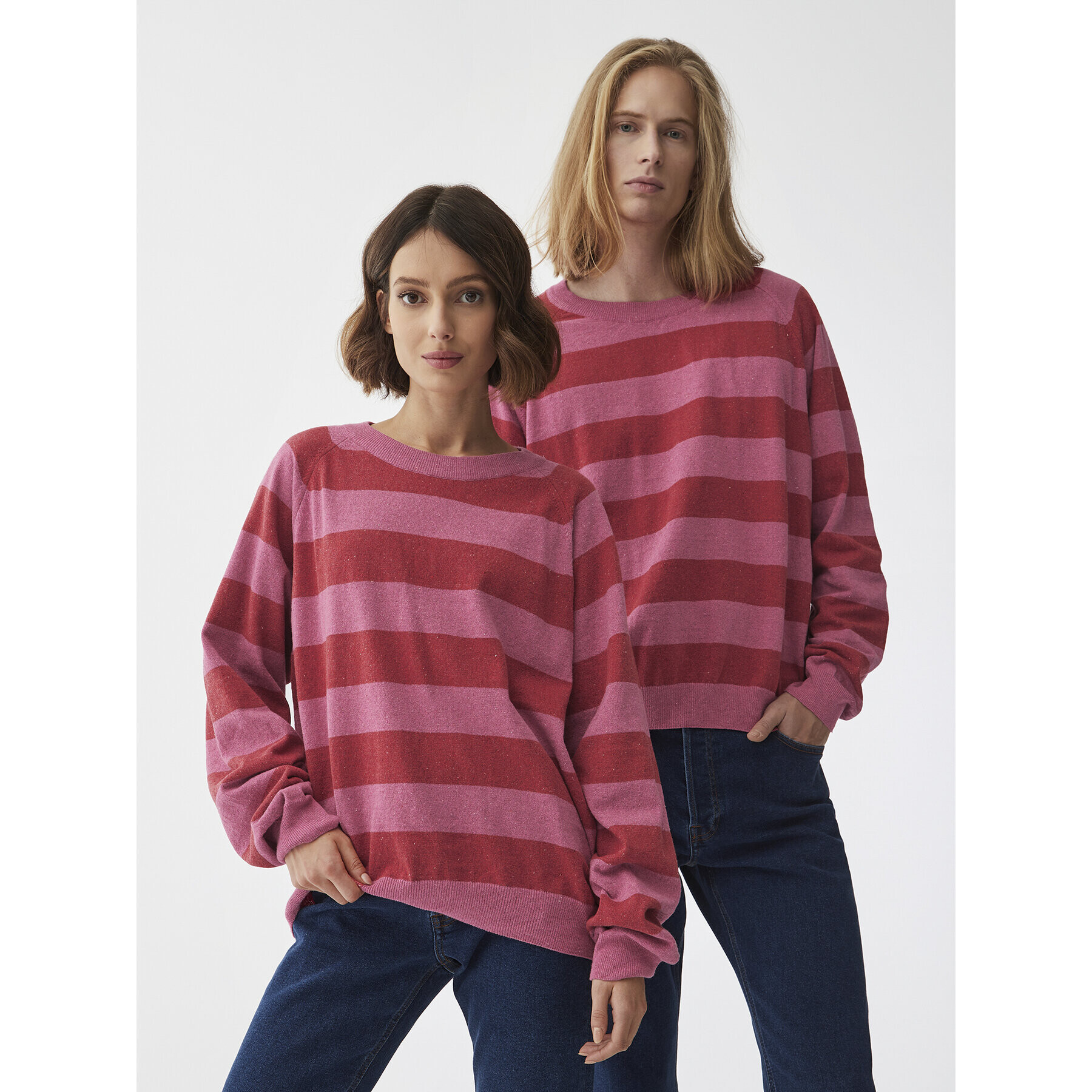 Americanos Пуловер Unisex Aberdeen Цветен Relaxed Fit - Pepit.bg