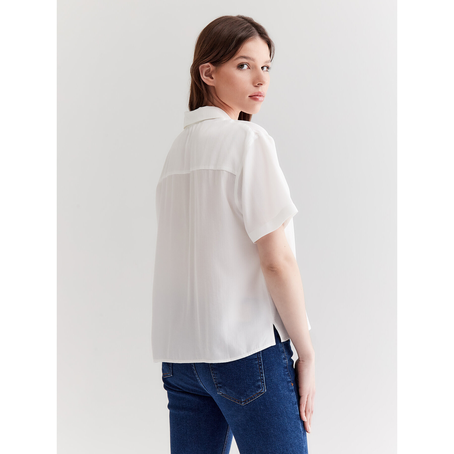 Americanos Риза Savannah Resort Бял Relaxed Fit - Pepit.bg