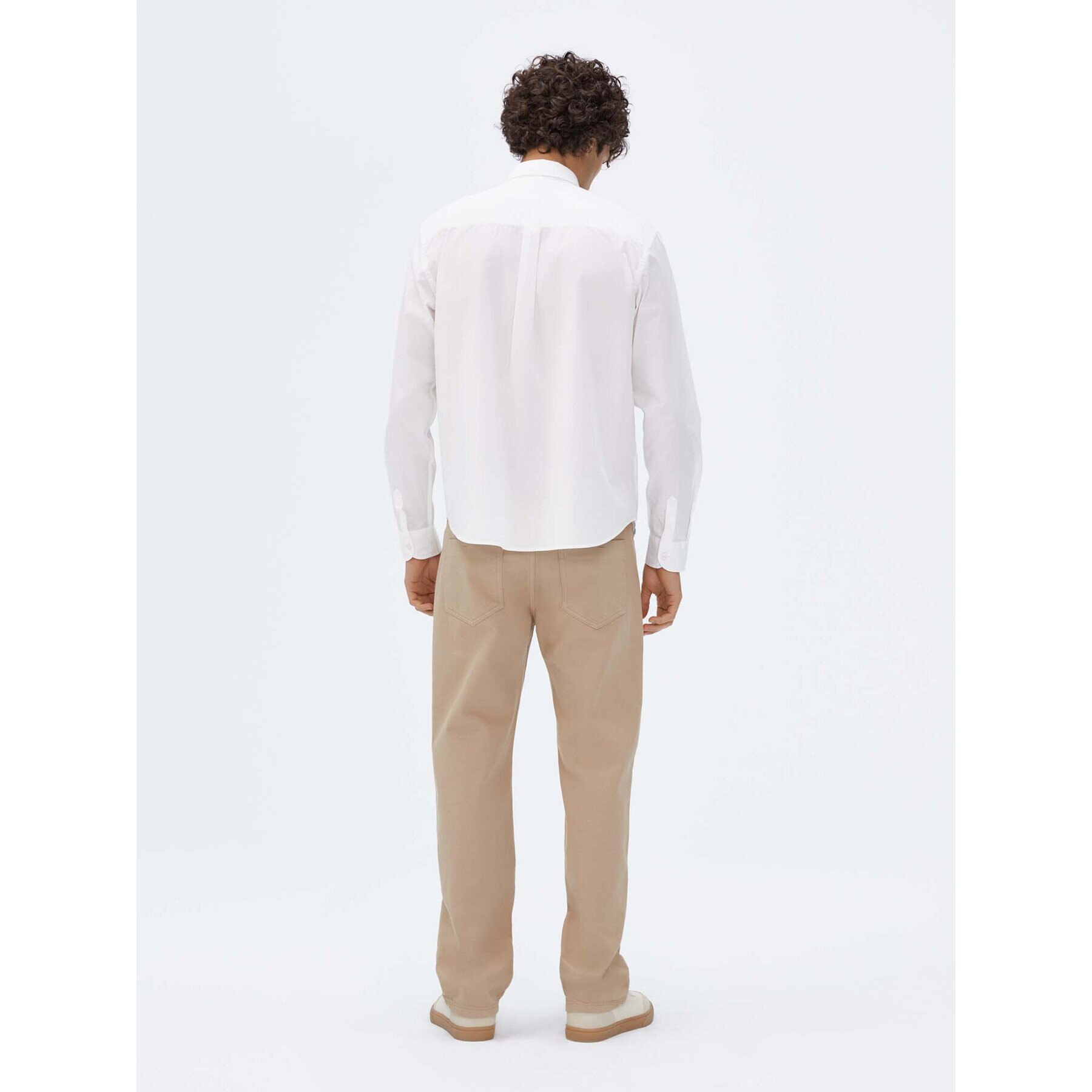 Americanos Риза Unisex Memphis Бял Relaxed Fit - Pepit.bg