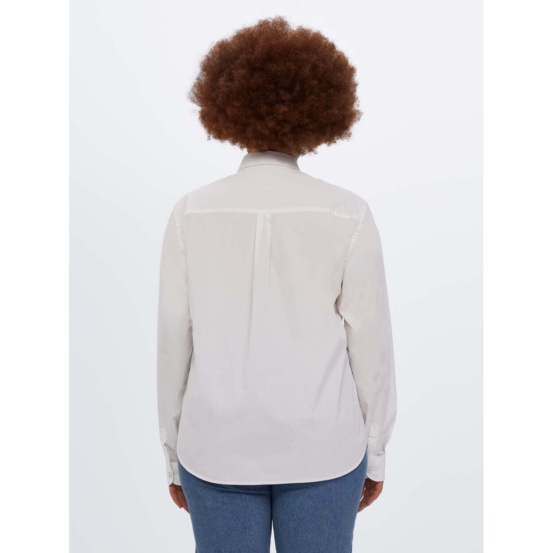 Americanos Риза Unisex Memphis Бял Relaxed Fit - Pepit.bg