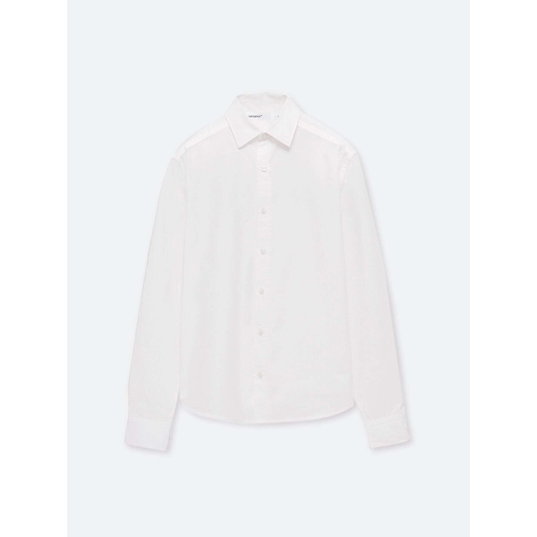 Americanos Риза Unisex Memphis Бял Relaxed Fit - Pepit.bg