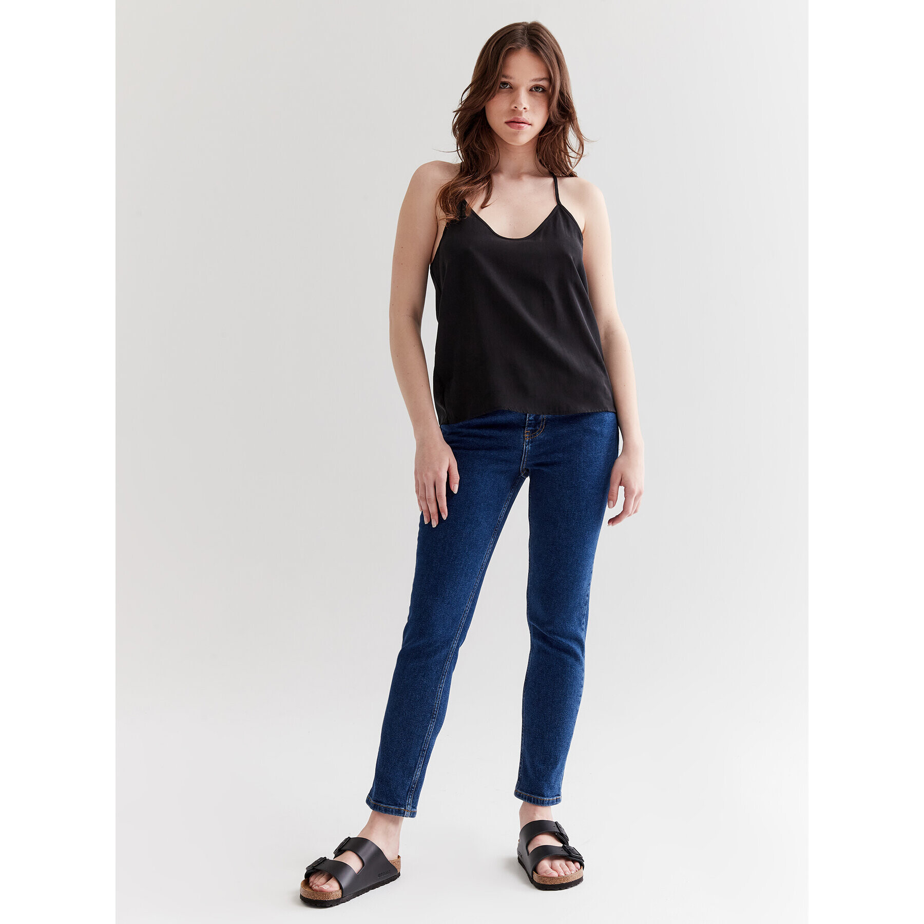 Americanos топ Havana Черен Relaxed Fit - Pepit.bg