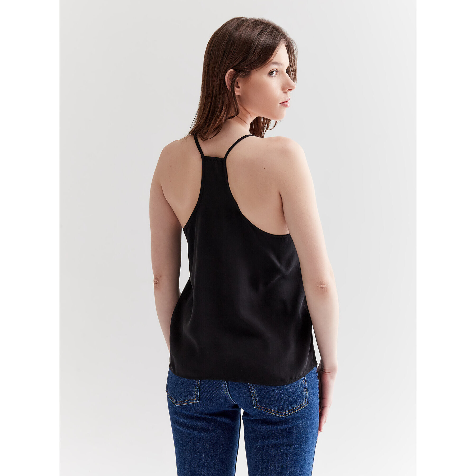 Americanos топ Havana Черен Relaxed Fit - Pepit.bg