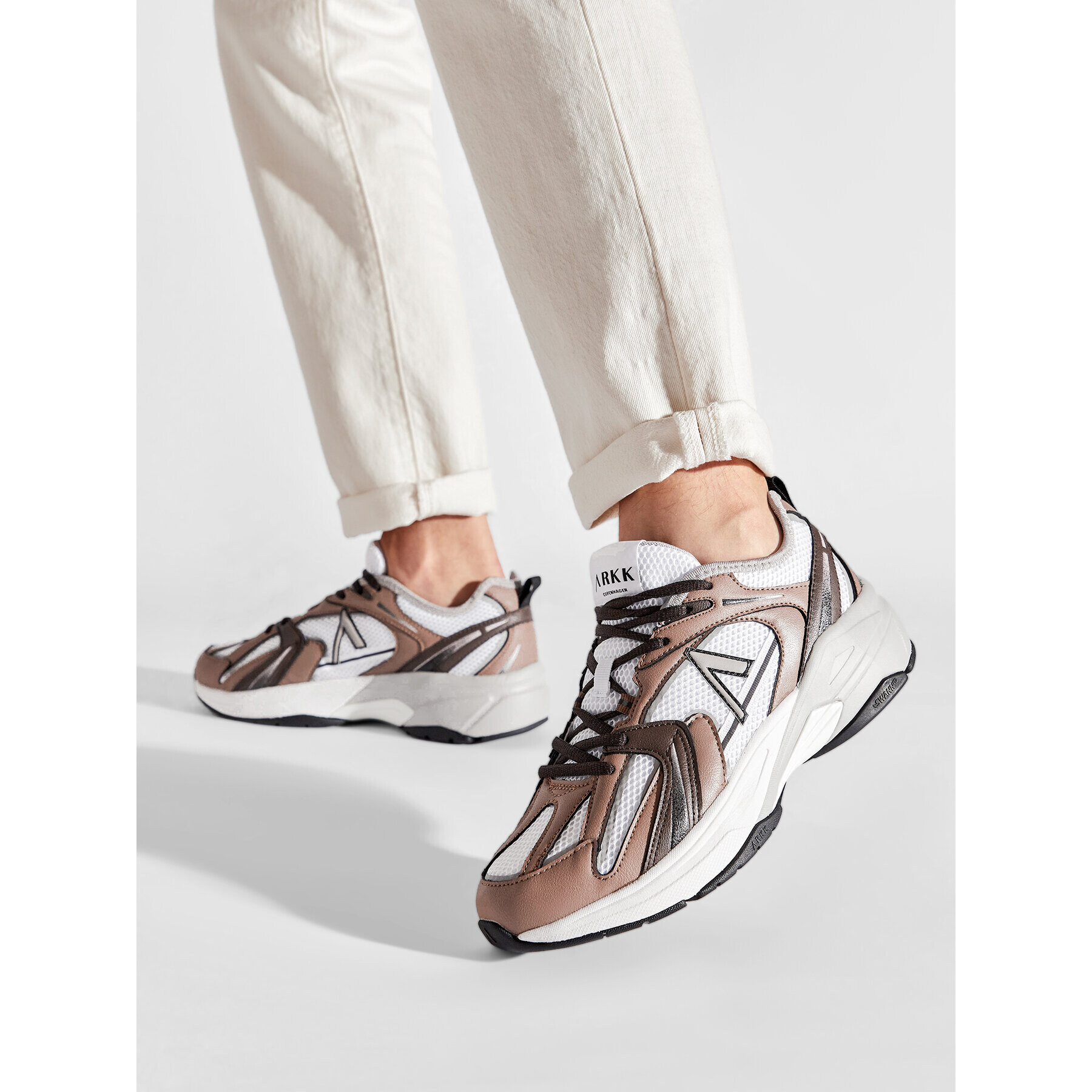 ARKK Copenhagen Сникърси Ossera Mesh TE6711-0371-M Кафяв - Pepit.bg