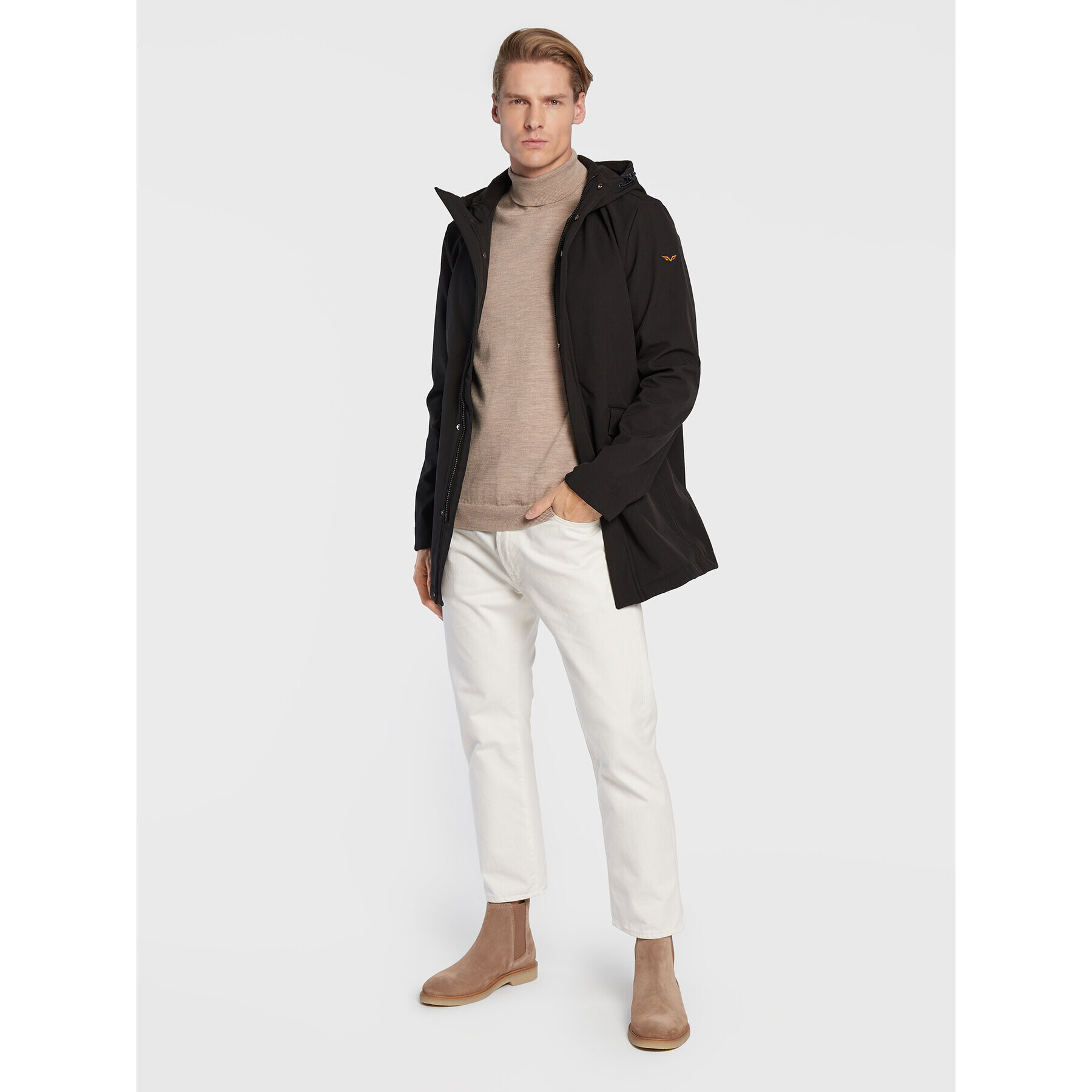 Armata di Mare Преходно яке 5332596 Черен Regular Fit - Pepit.bg