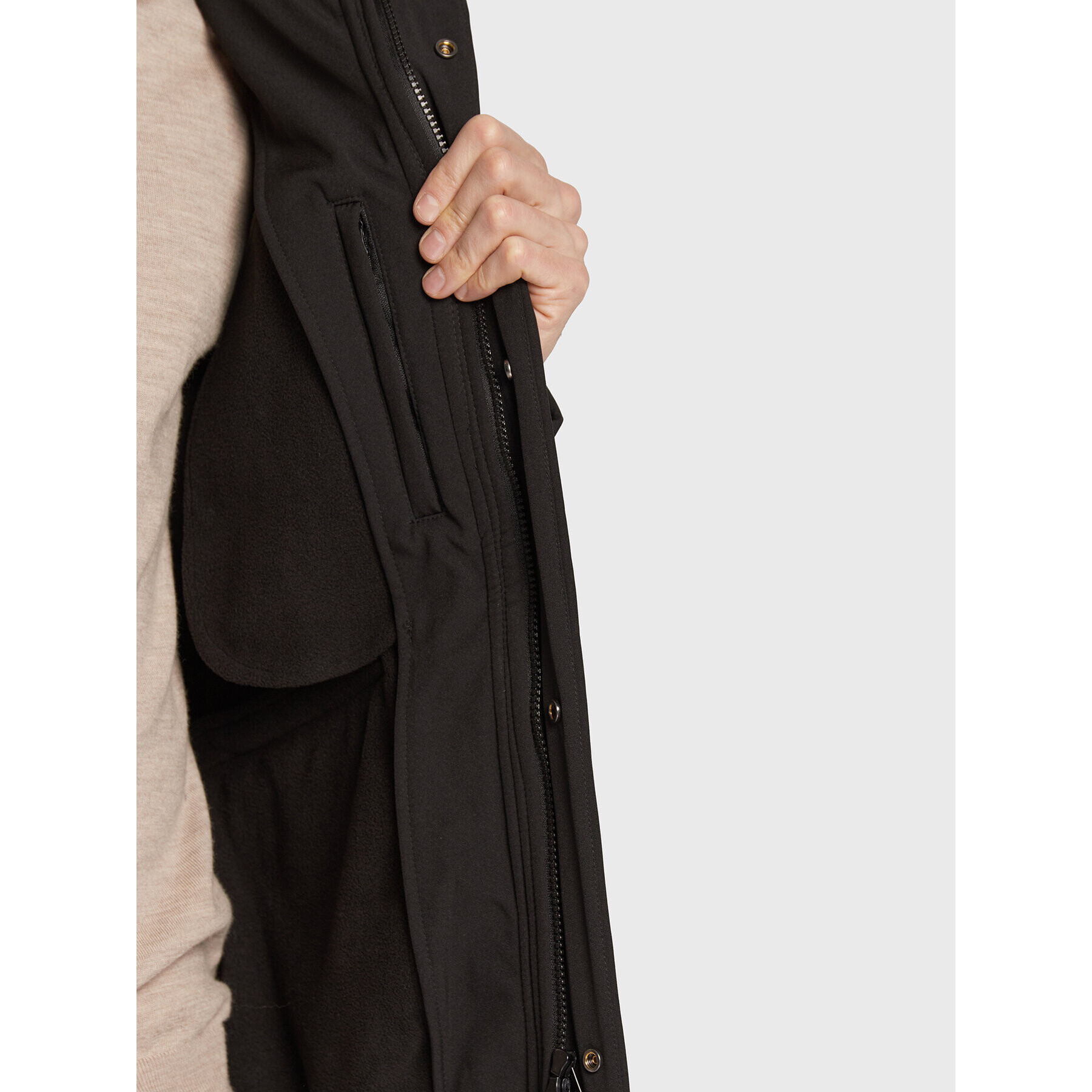 Armata di Mare Преходно яке 5332596 Черен Regular Fit - Pepit.bg